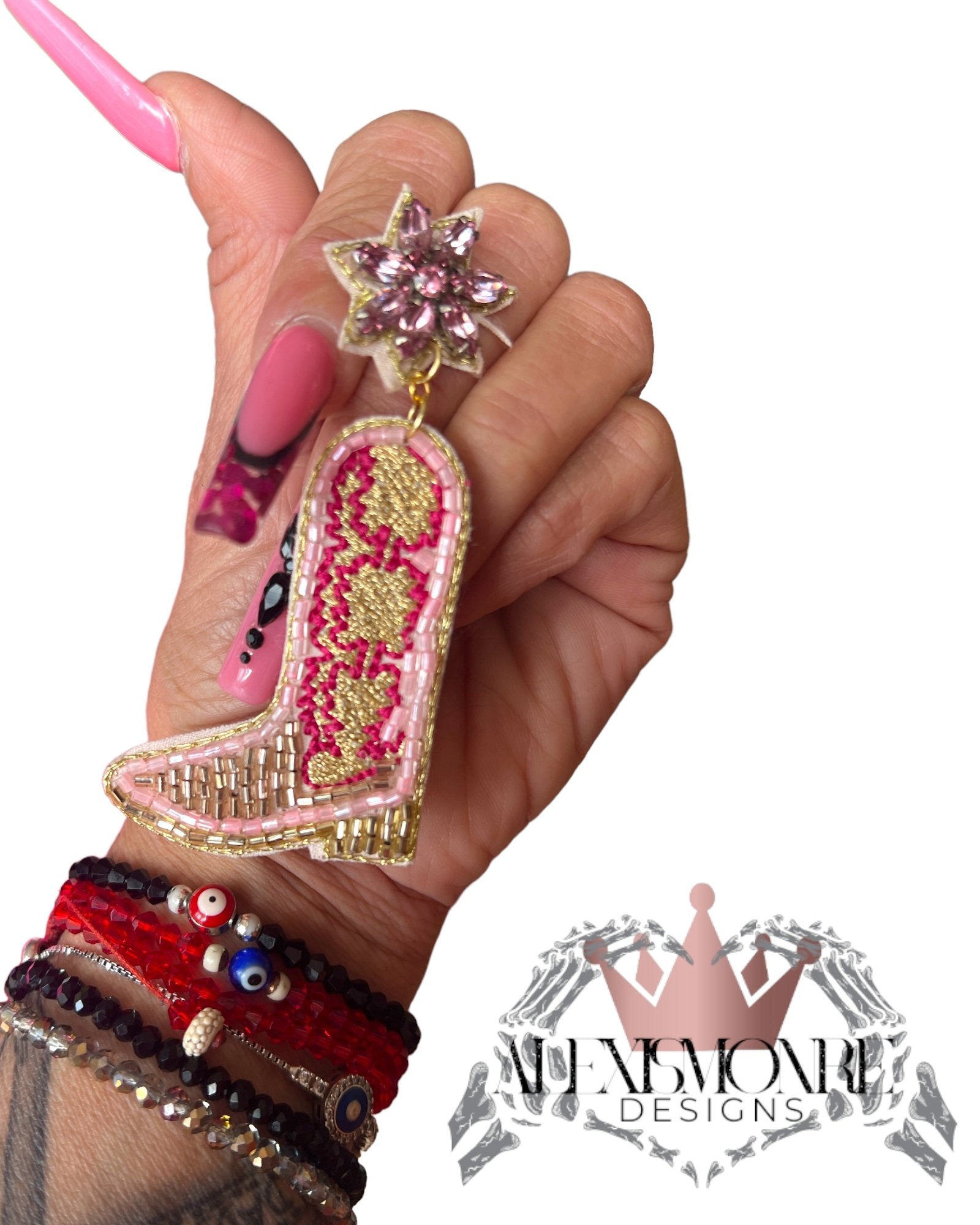Barbie Tejana Earring - ALEXISMONROE DESIGNS