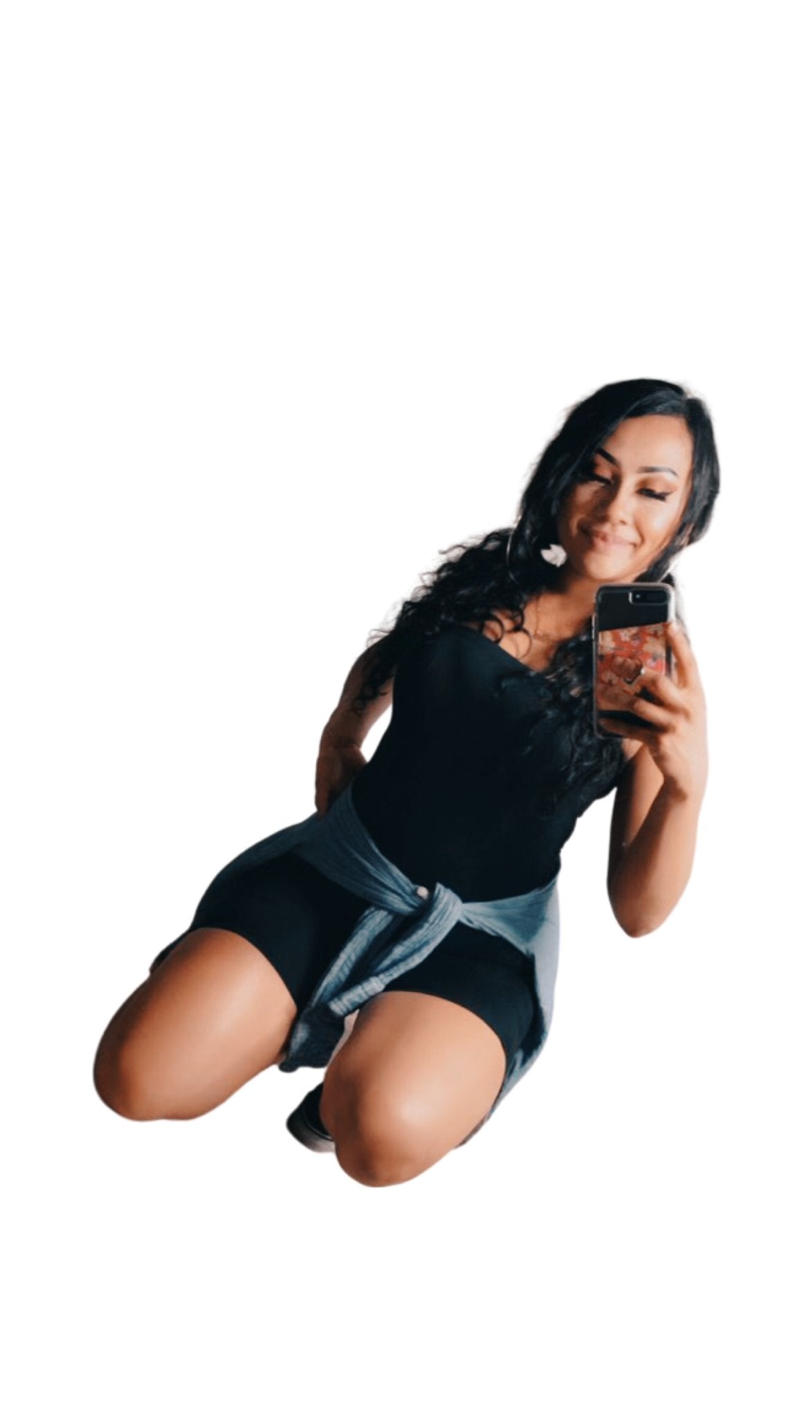Biker Short Romper -Black - Boho Cowgirlz Boutique