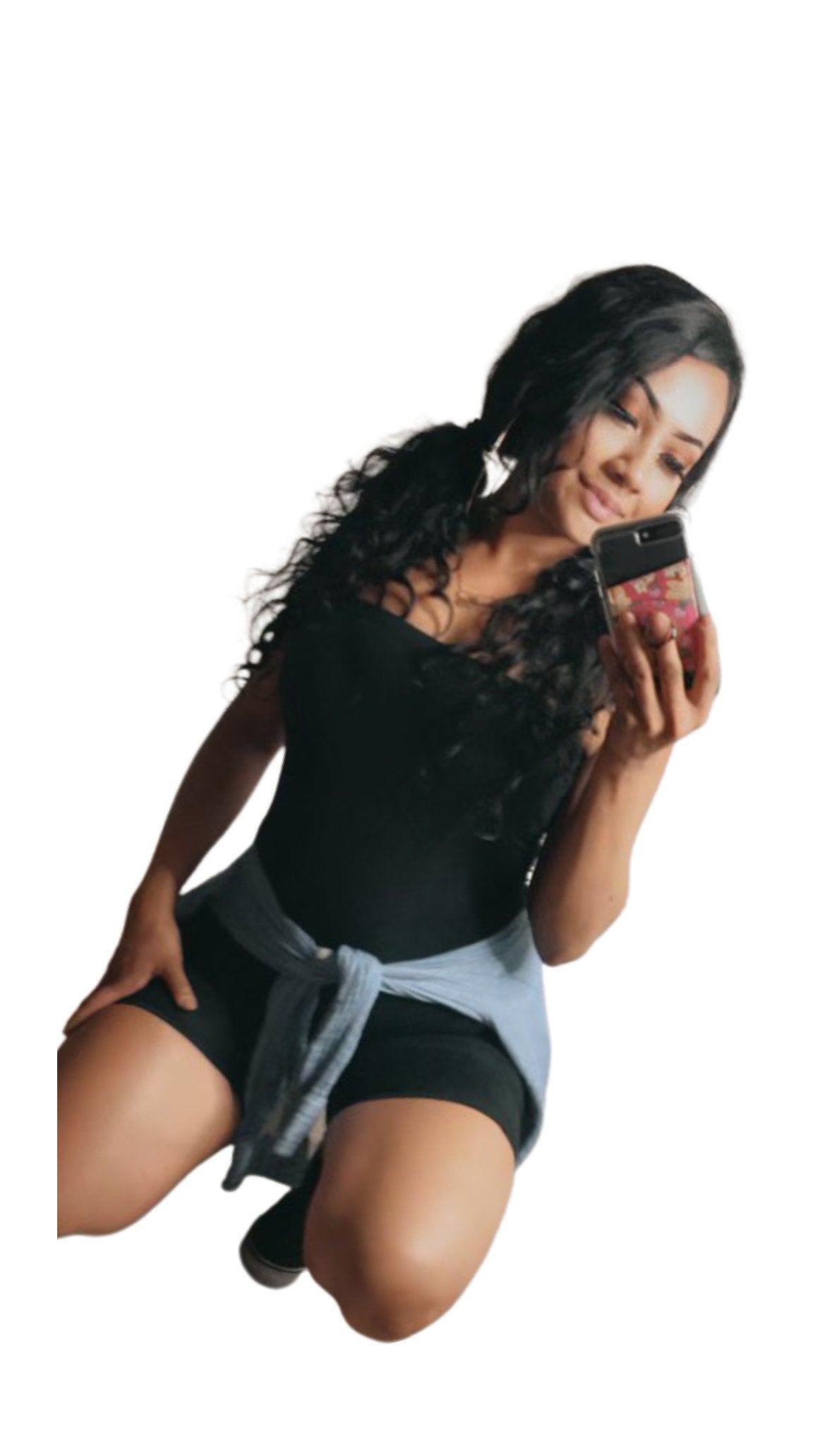 Biker Short Romper -Black - Boho Cowgirlz Boutique