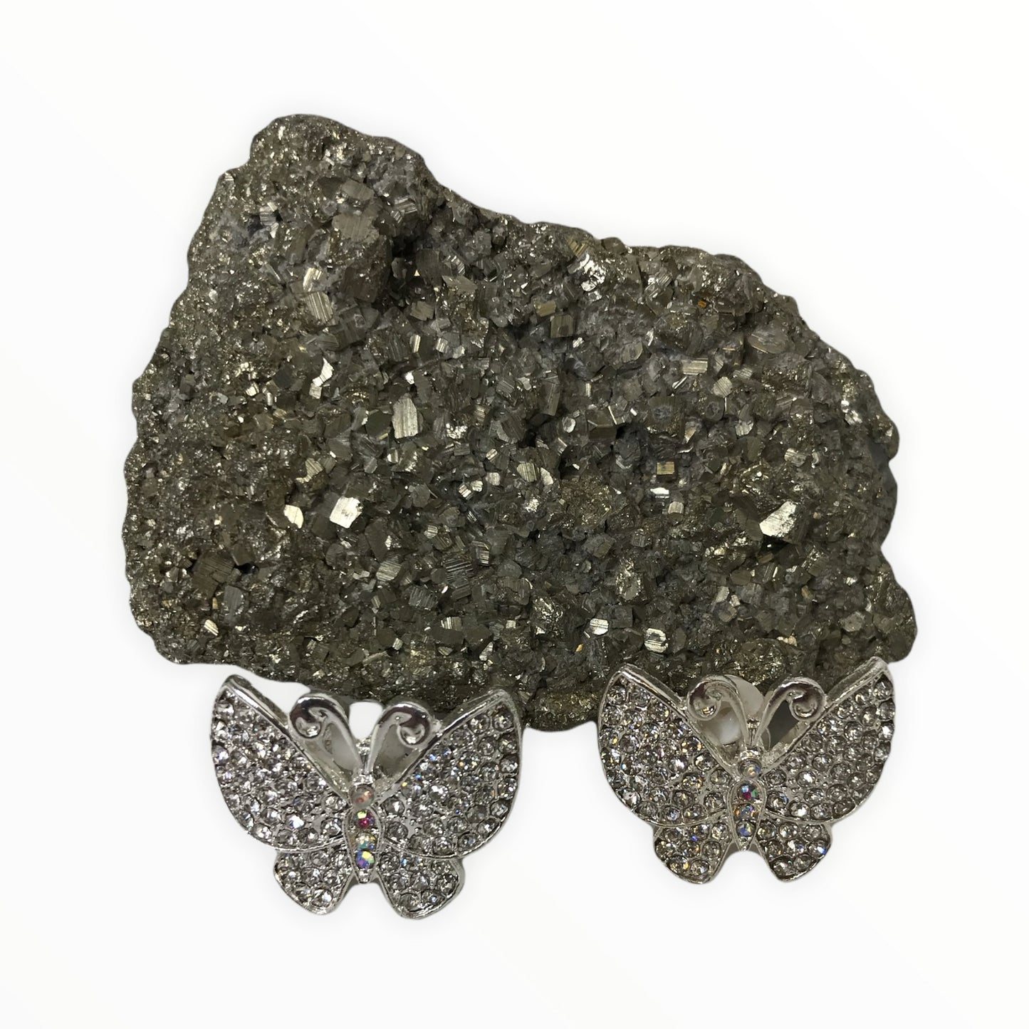Butterfly Rhinestone Earring - Boho Cowgirlz Boutique