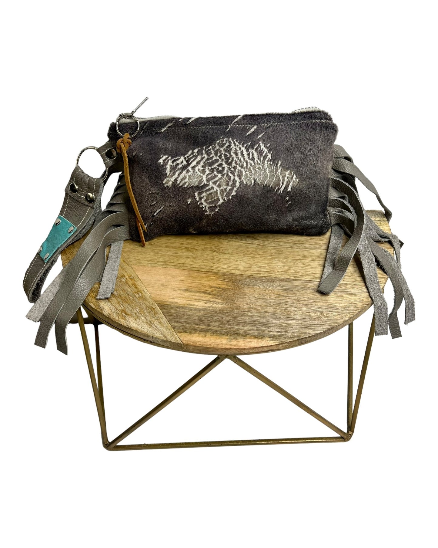 Cowhide Wristlet - Boho Cowgirlz Boutique