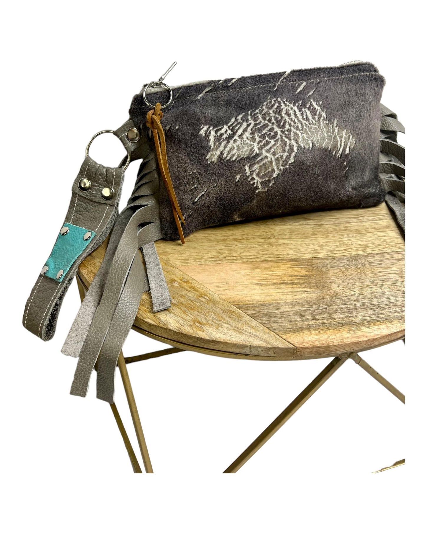 Cowhide Wristlet - Boho Cowgirlz Boutique