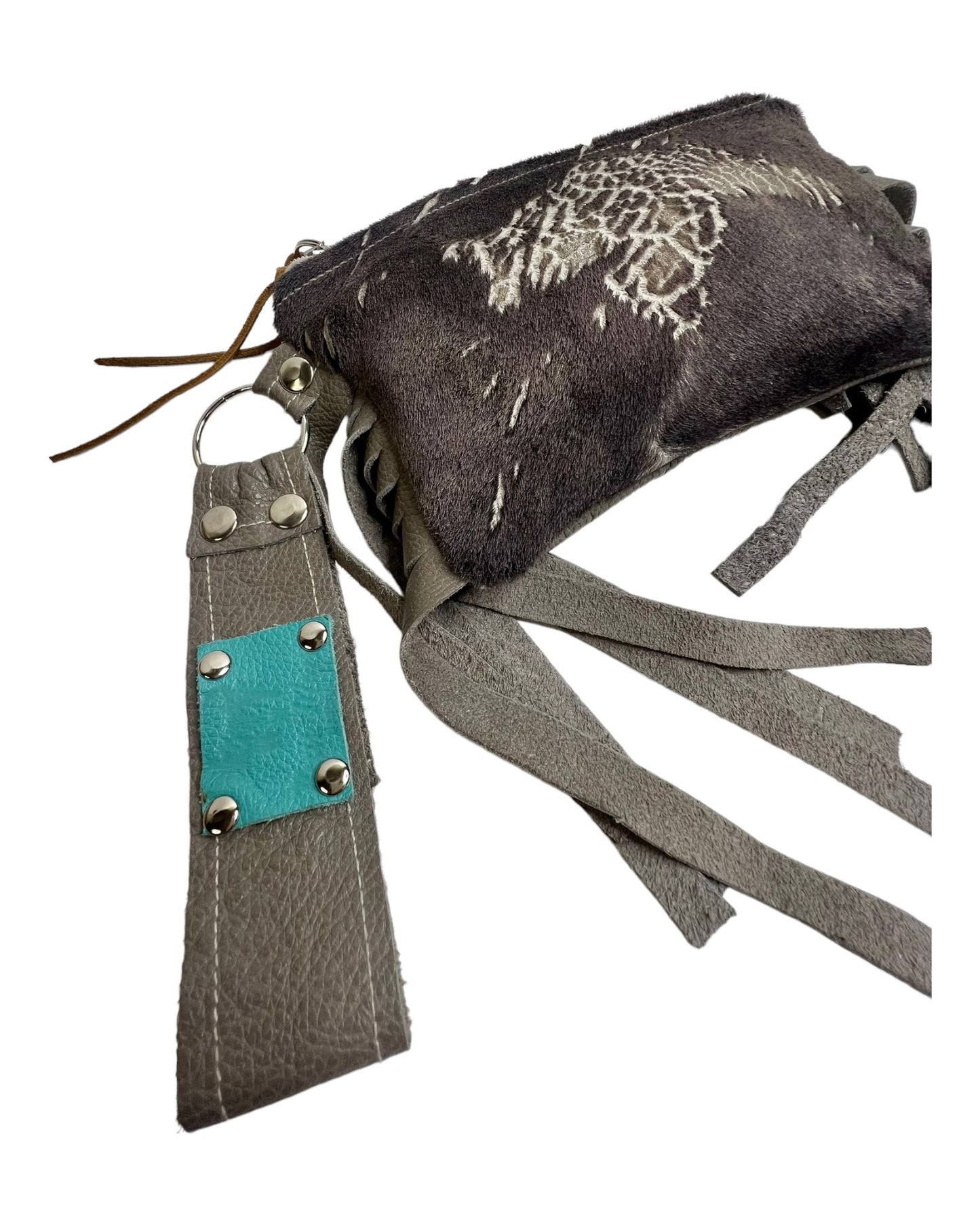 Cowhide Wristlet - Boho Cowgirlz Boutique