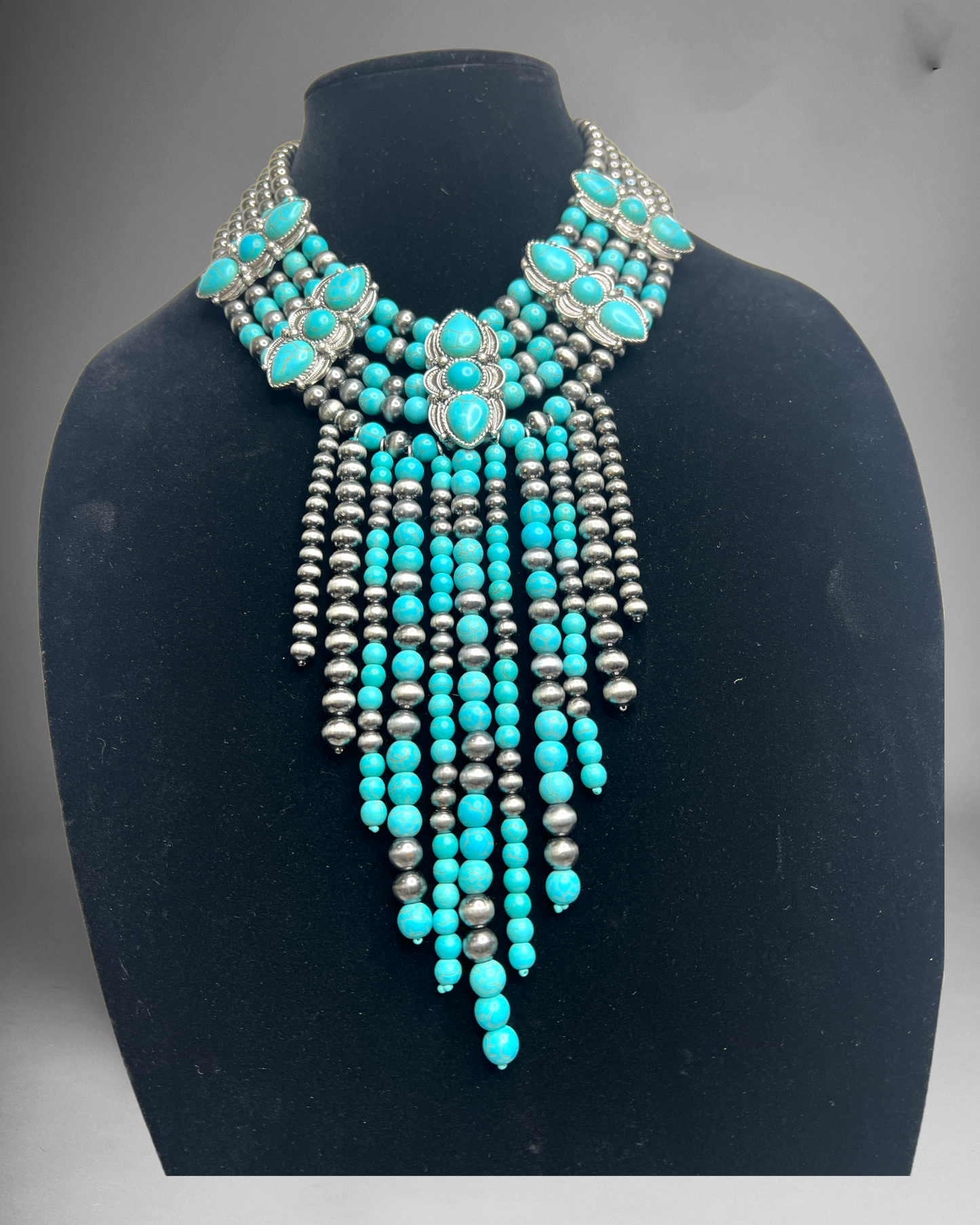 Turquoise Beaded Chocker