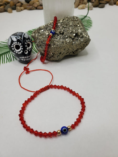 Handmade String Evil Eye Bracelet for Women Men Girls Boys Black Red Thread  Adjustable Bracelets Minimalist Jewelry