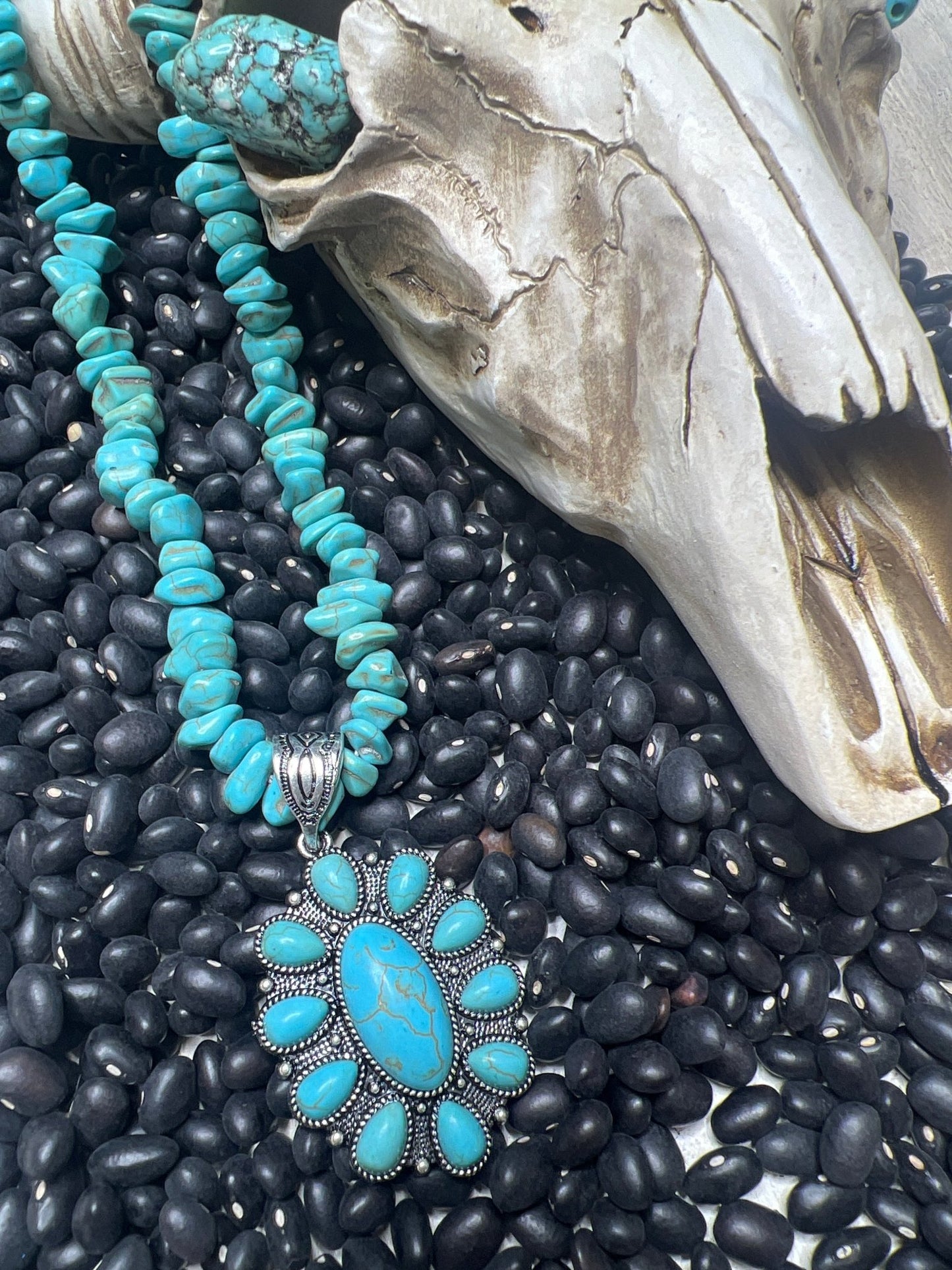 Turquoise Concho Choker - ALEXISMONROE DESIGNS