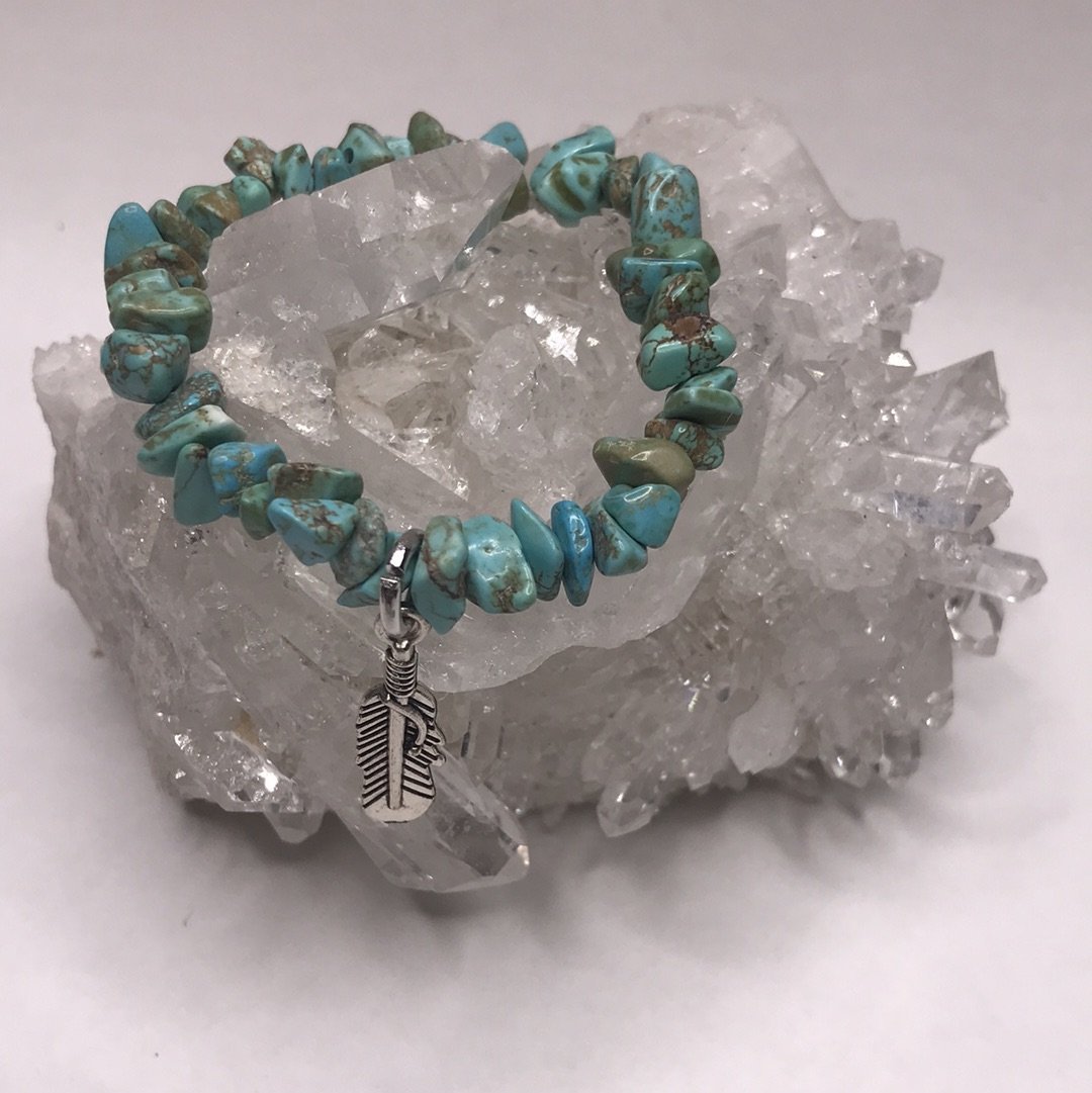 Turquoise Howlite StackIng Bracelet - Boho Cowgirlz Boutique