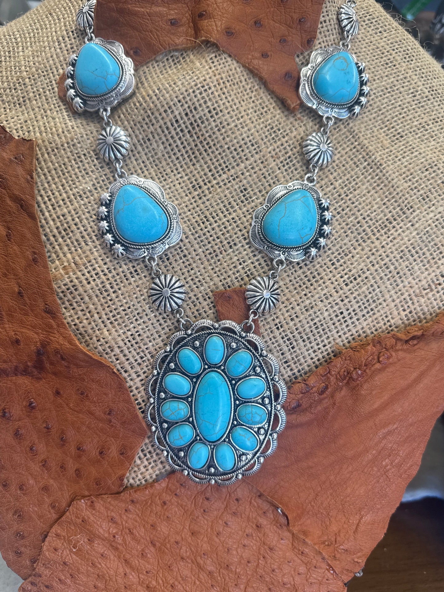 Luna Concho Necklace Set