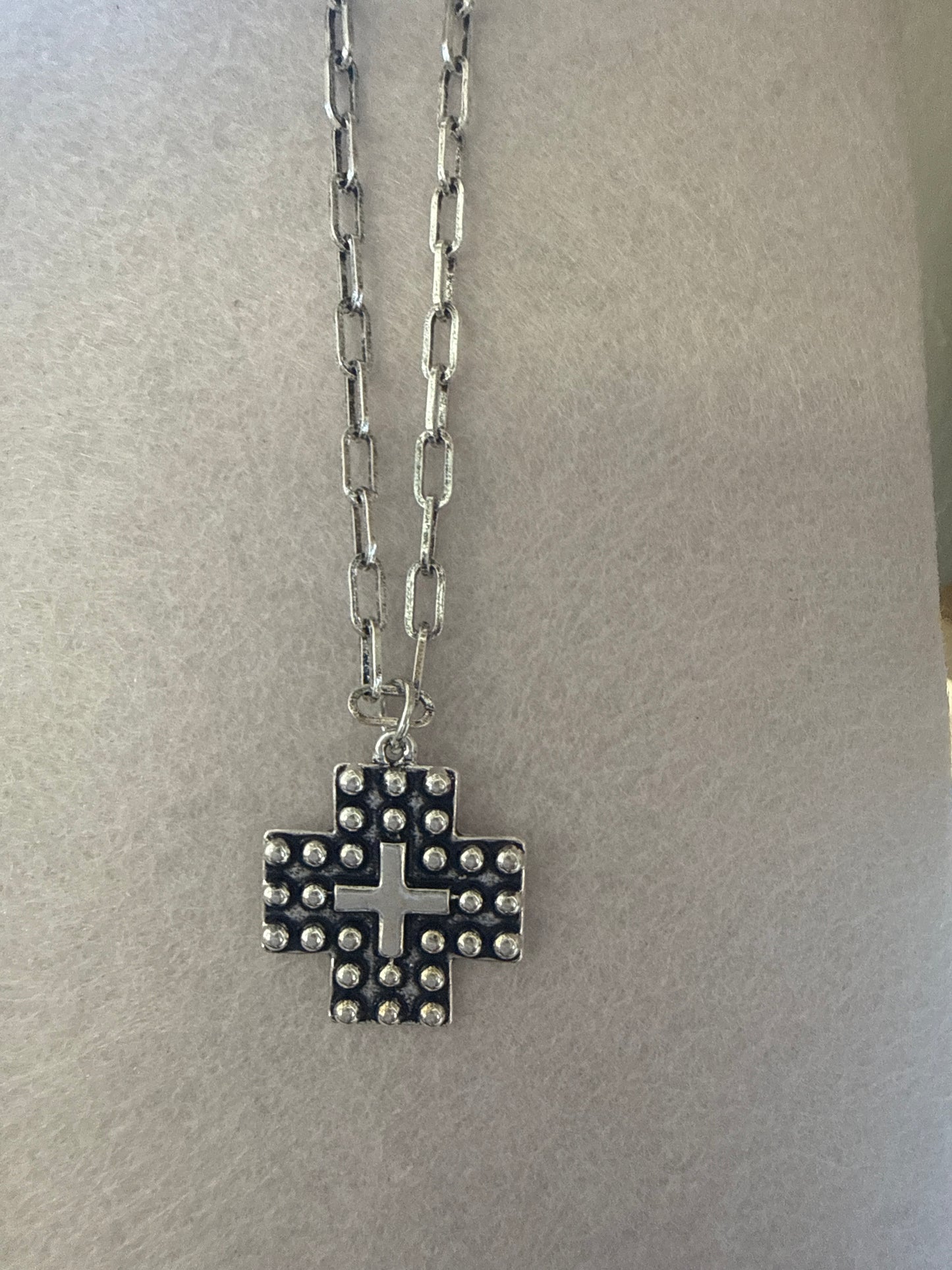 Studded Cross
