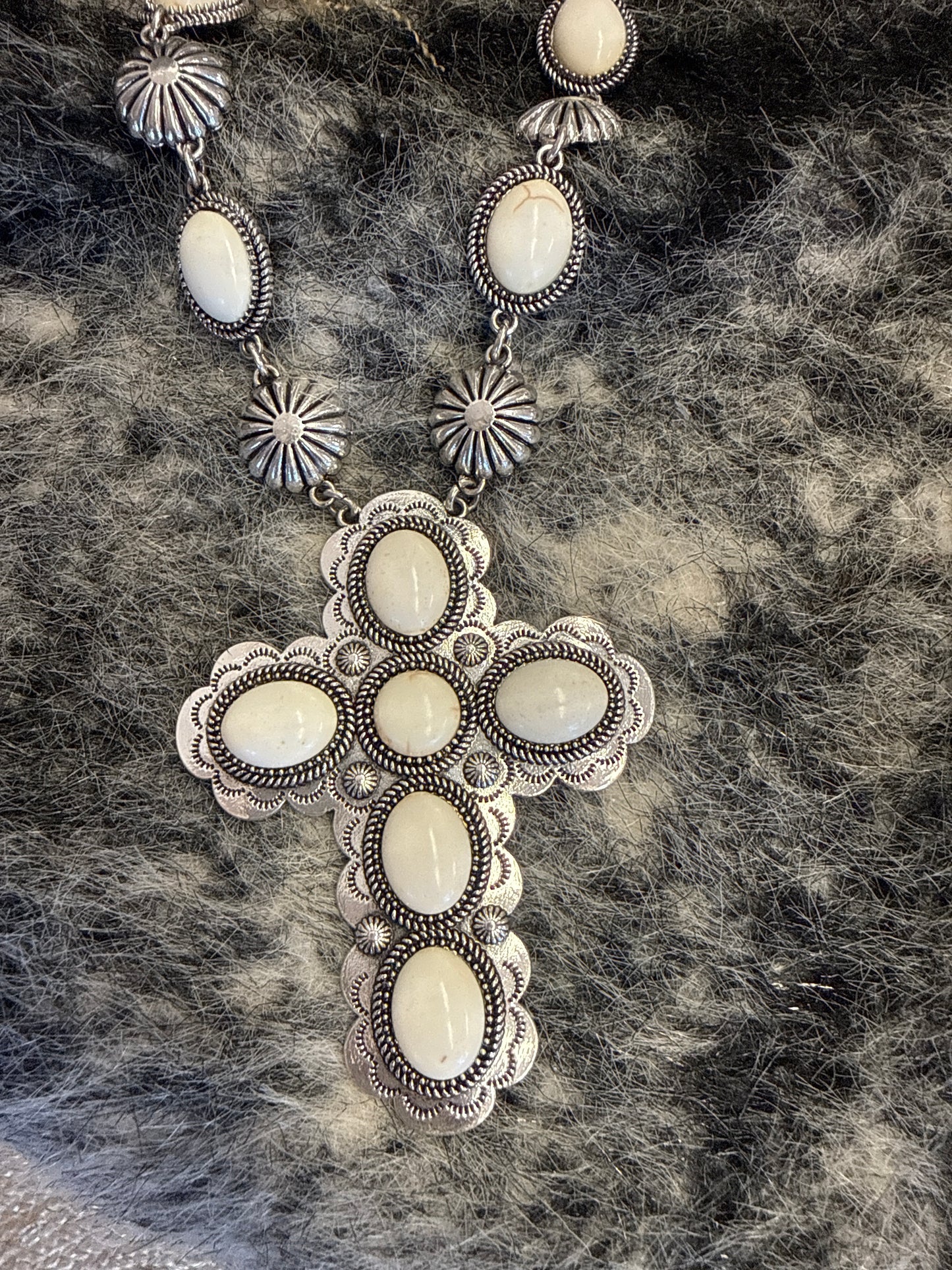 Boho Western -Tejana Statement Cross