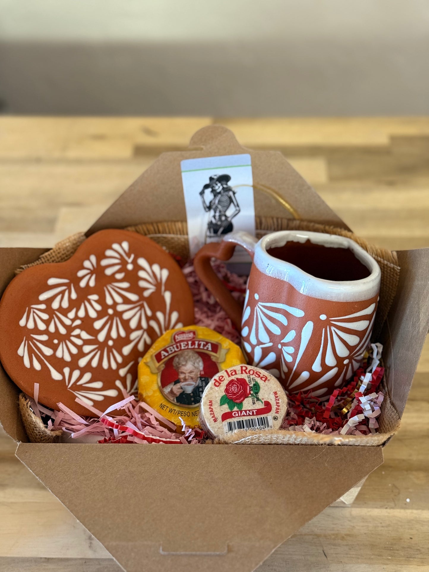 Cielito Lindo Talavera Heart Mug with Plate Set