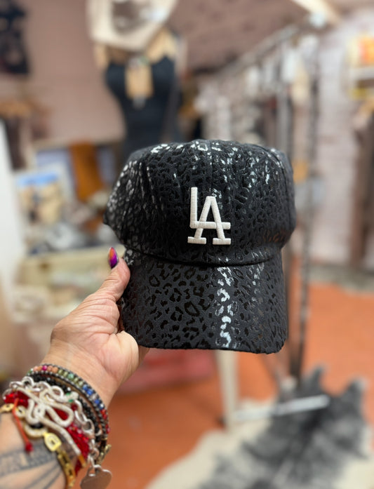 LA Leopard Cap