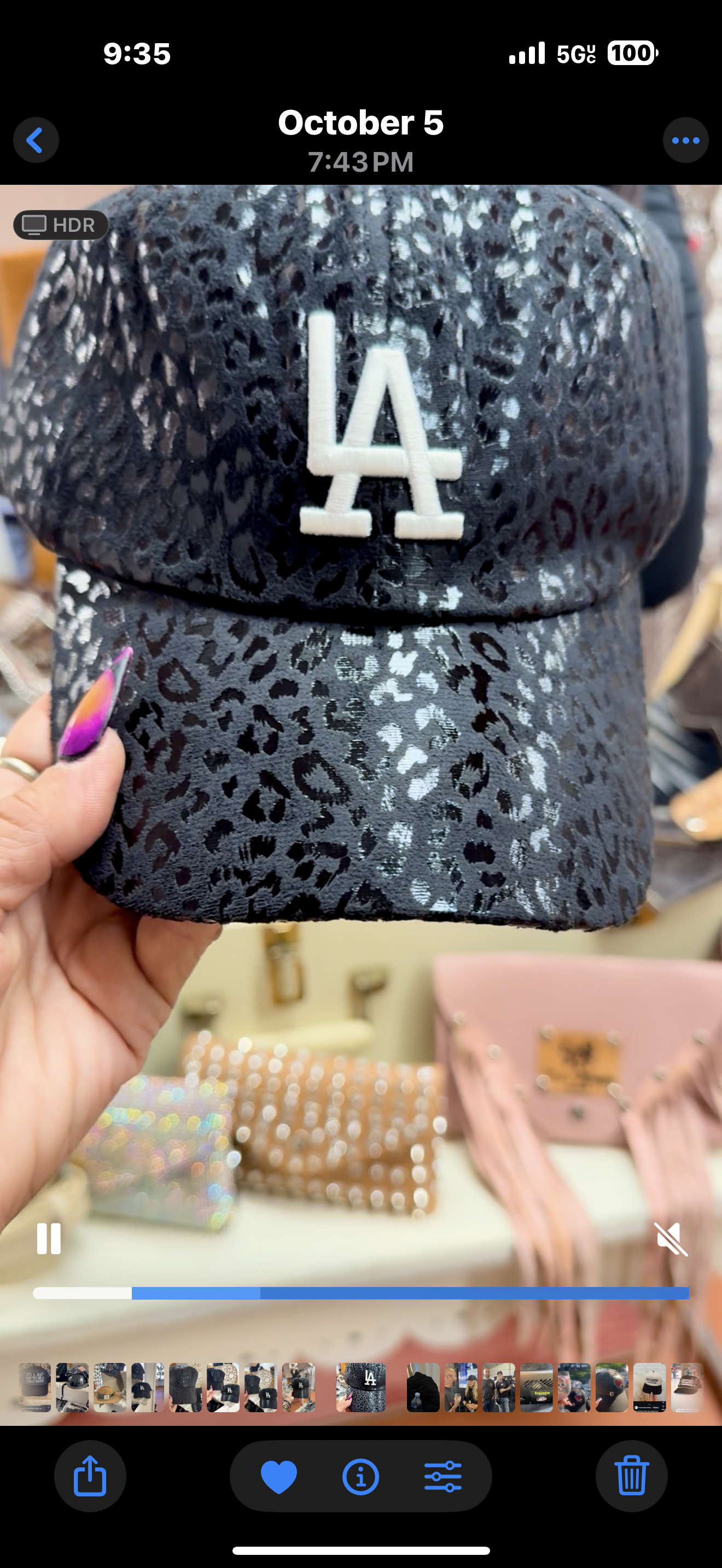 LA Leopard Cap