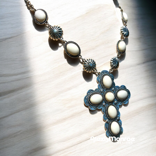 Boho Western -Tejana Statement Cross