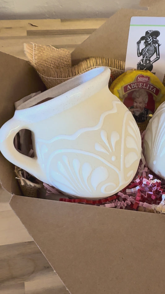 Cielito Lindo White Talavera Mug