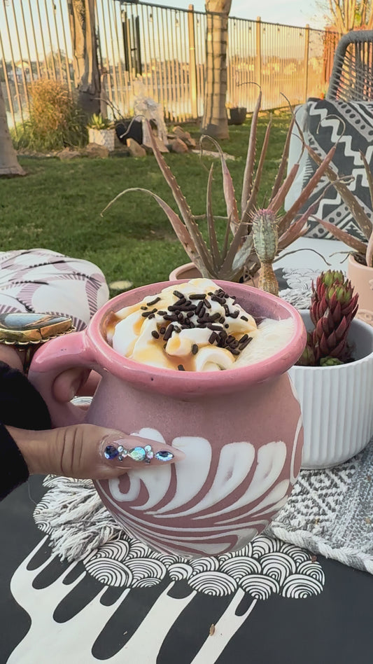 Cielito Lindo Pink Talavera Mug