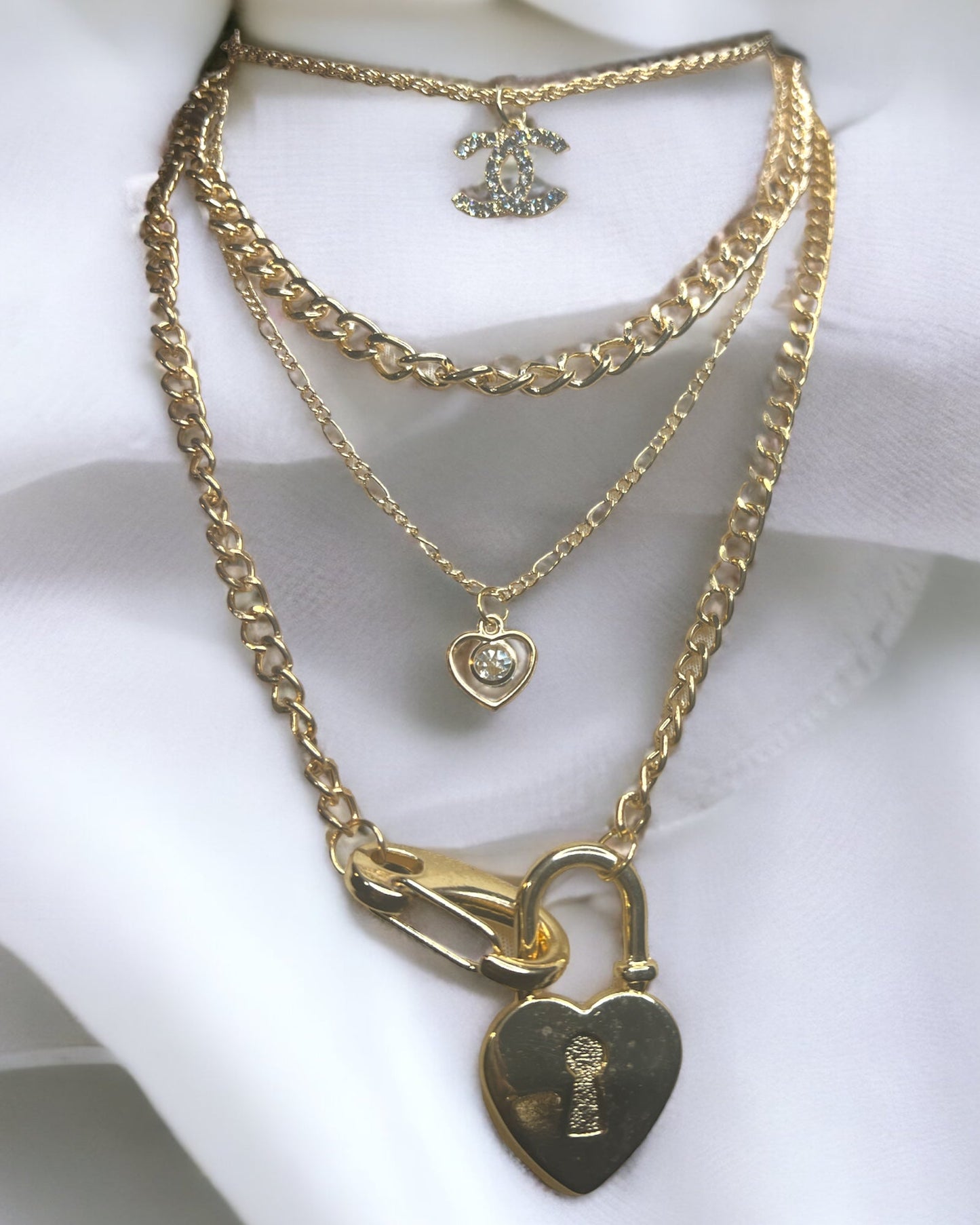 Abby Repurposed Pendant Necklace - ALEXISMONROE DESIGNS