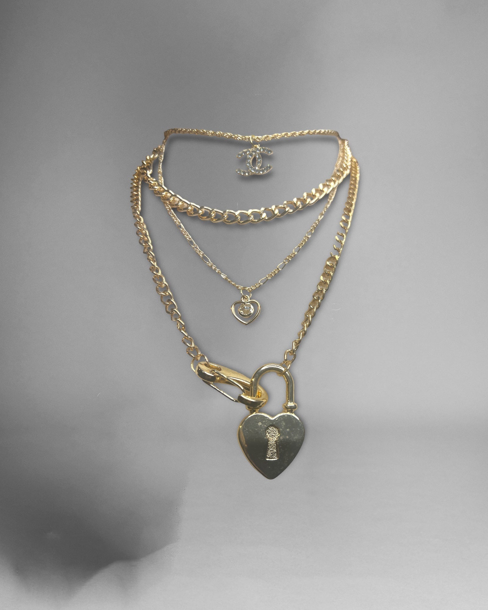 Abby Repurposed Pendant Necklace - ALEXISMONROE DESIGNS