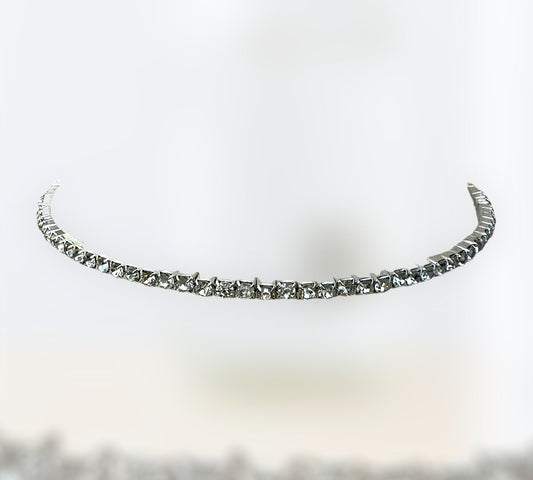 Baddie Rhinestone Choker - ALEXISMONROE DESIGNS