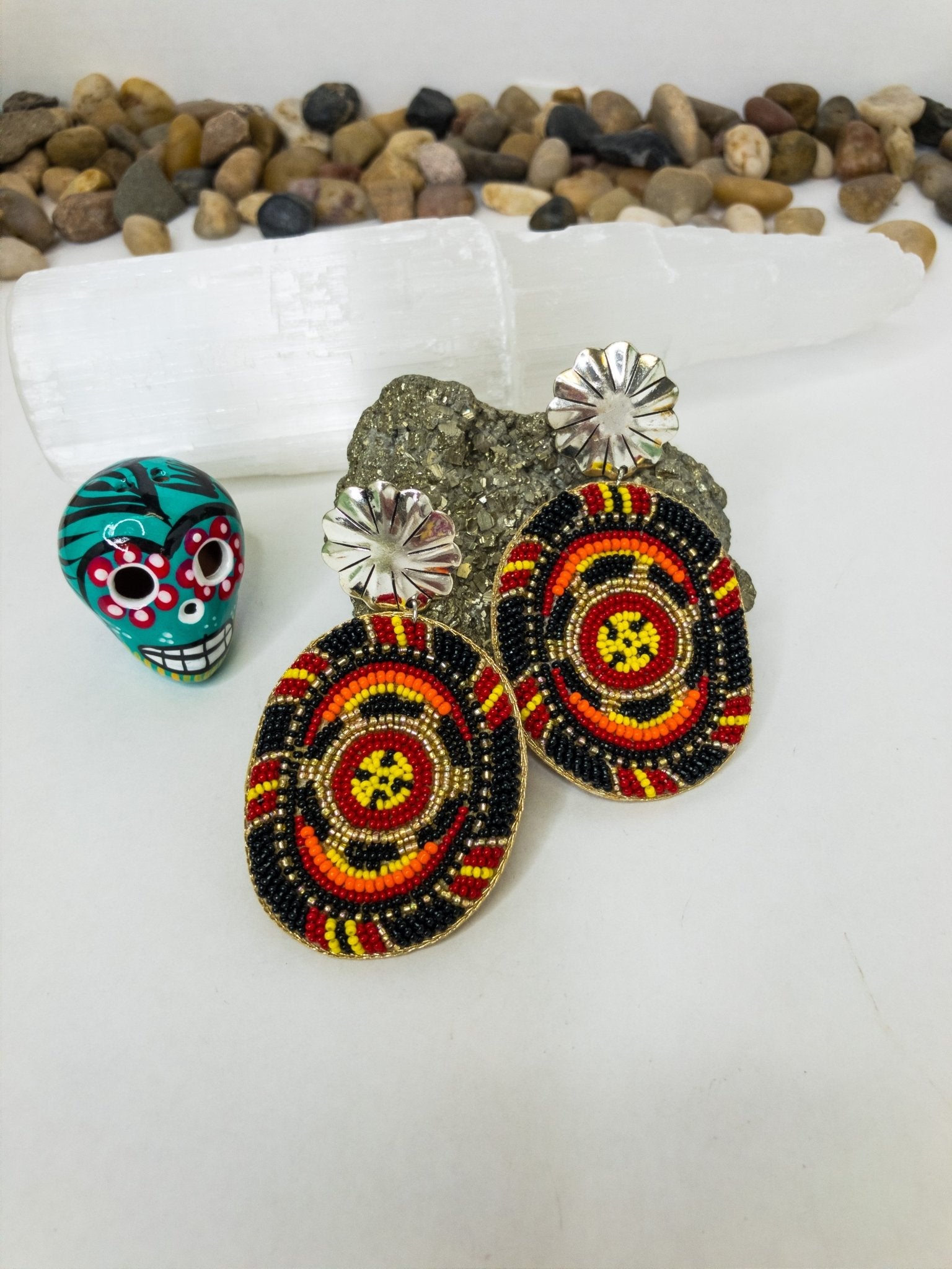 Beaded Earring “ El Paso” - Boho Cowgirlz Boutique