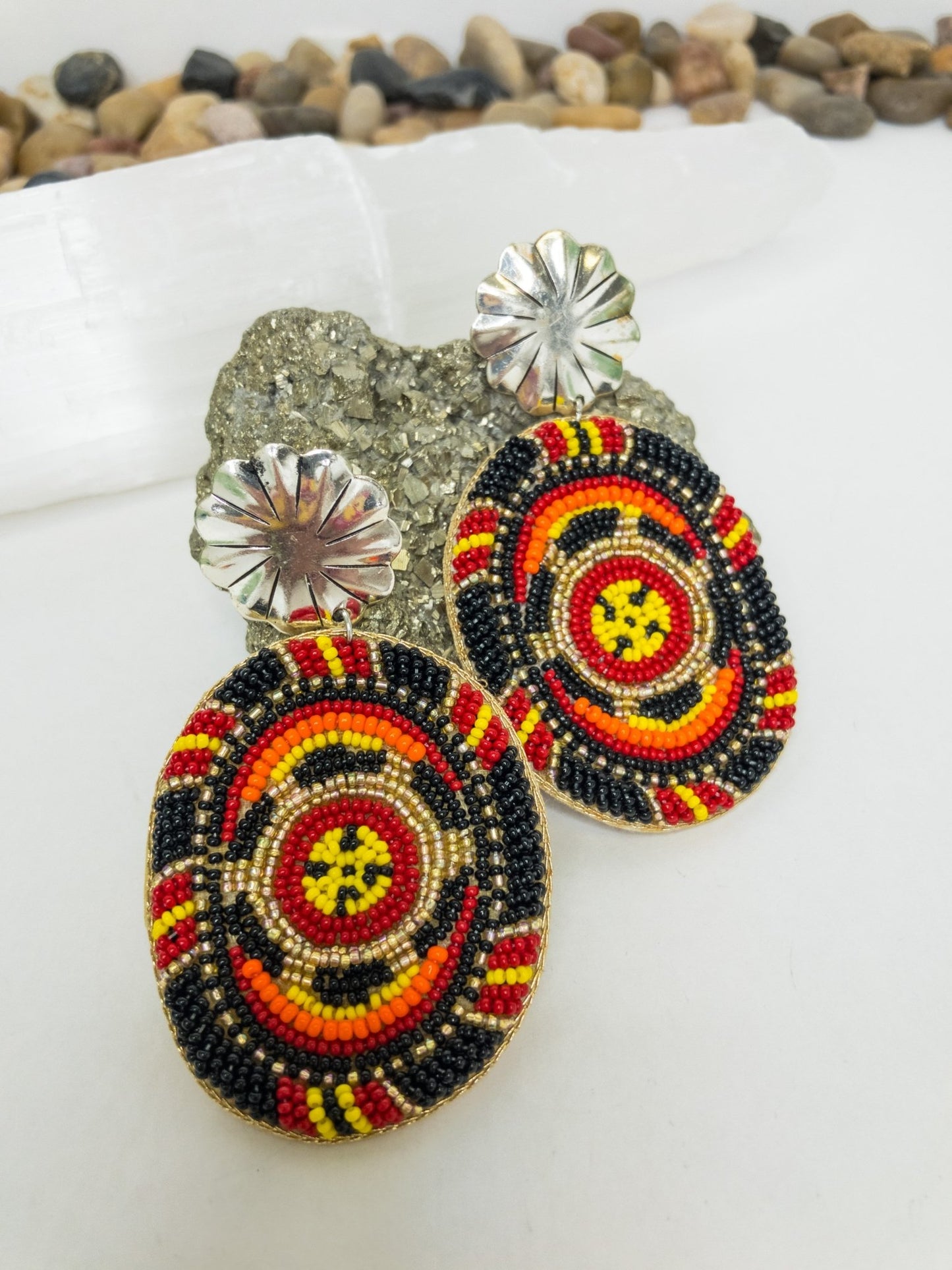 Beaded Earring “ El Paso” - Boho Cowgirlz Boutique