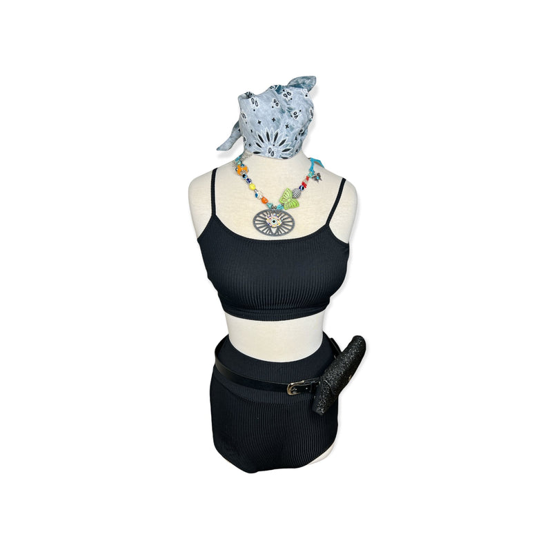 Calavera Ragz Black Short Set - Boho Cowgirlz Boutique
