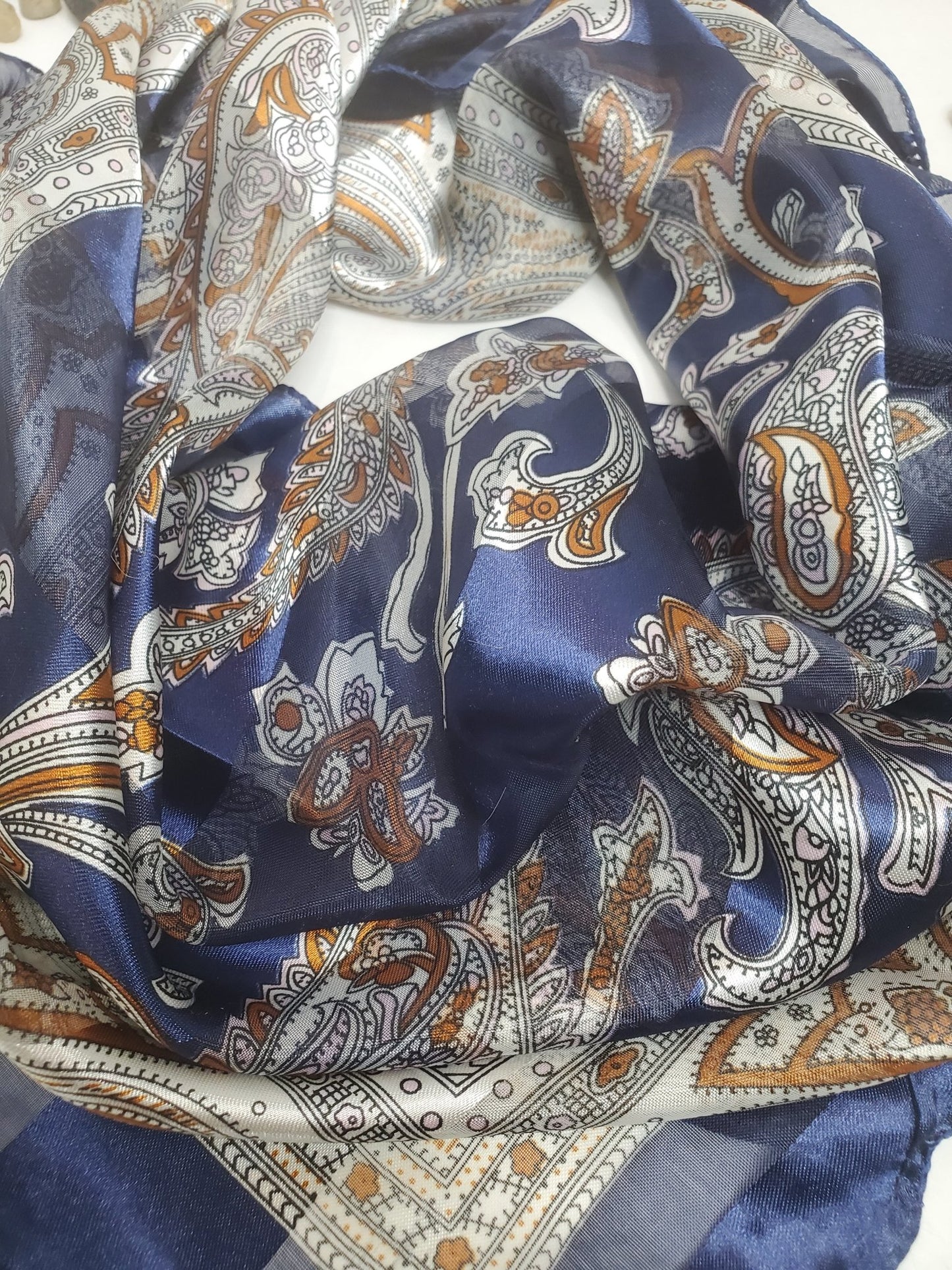 California Coast 35" Silk feel Bandana - Boho Cowgirlz Boutique