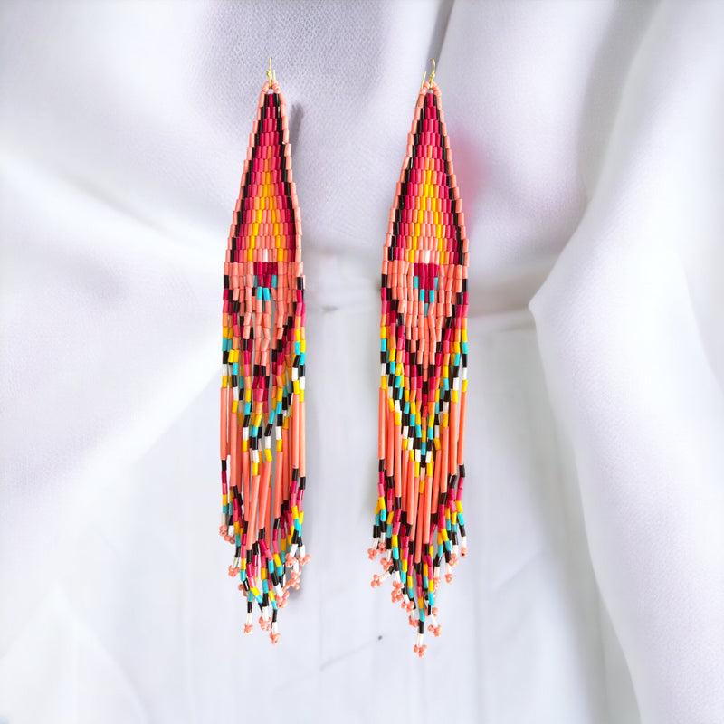 Coatlicue Beaded Earring - ALEXISMONROE DESIGNS