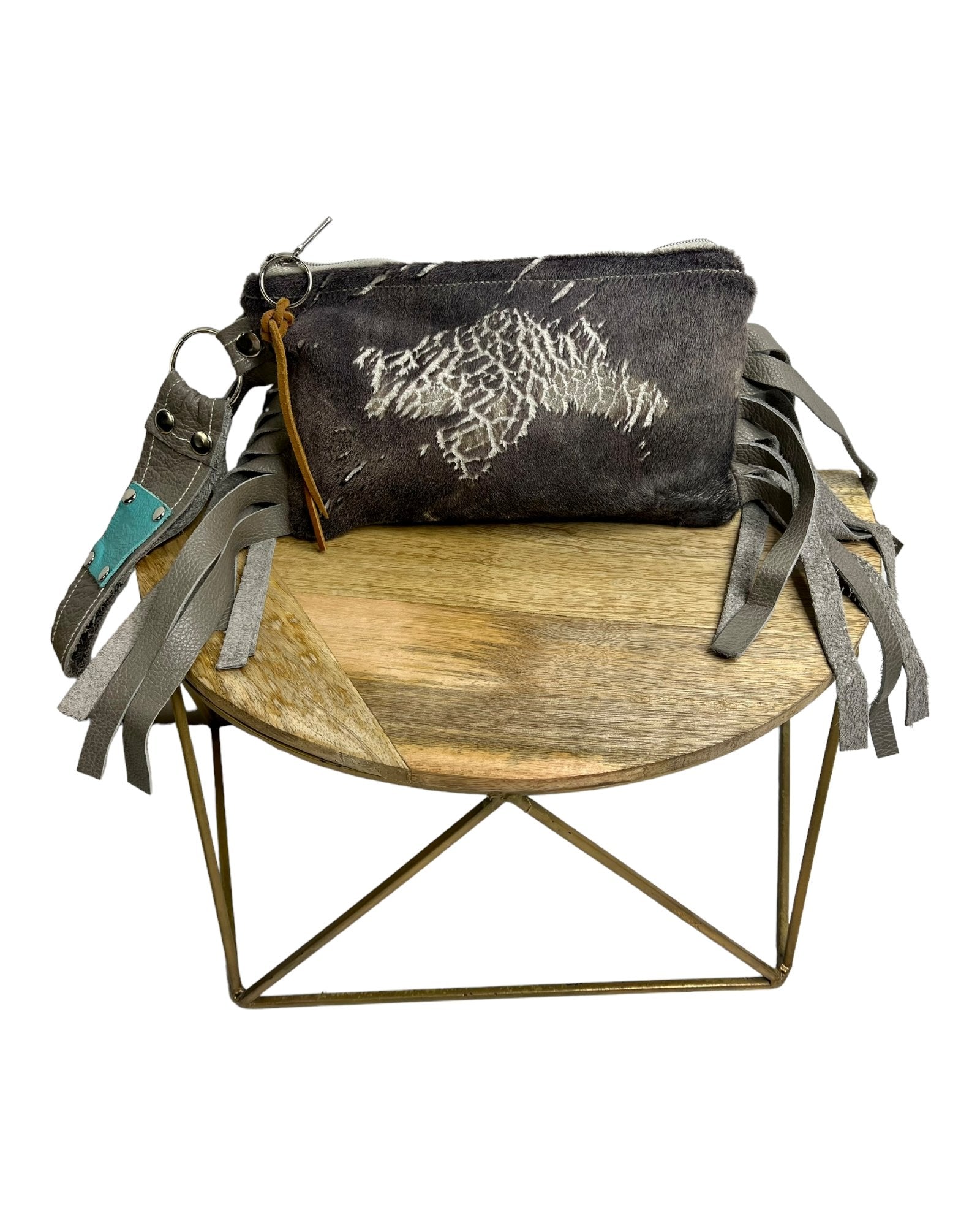 Cowhide Wristlet - Boho Cowgirlz Boutique