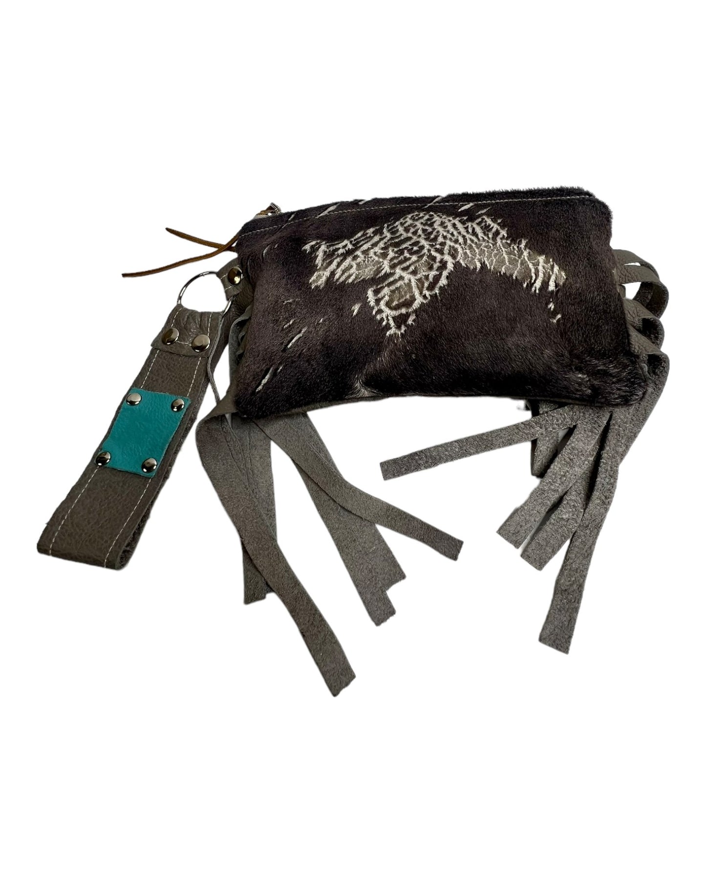 Cowhide Wristlet - Boho Cowgirlz Boutique
