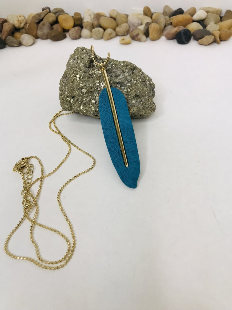 Dare to Dream Feather Necklace - Boho Cowgirlz Boutique