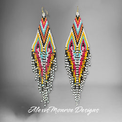 Dr Colores Beaded Earring - Boho Cowgirlz Boutique