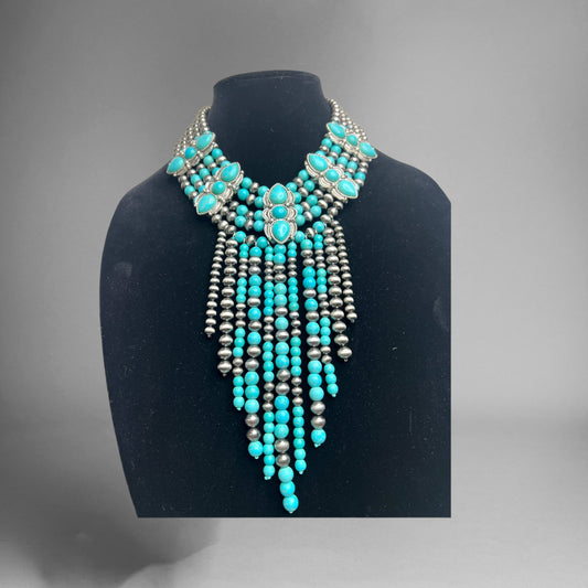 Essence Turquoise Choker - ALEXISMONROE DESIGNS
