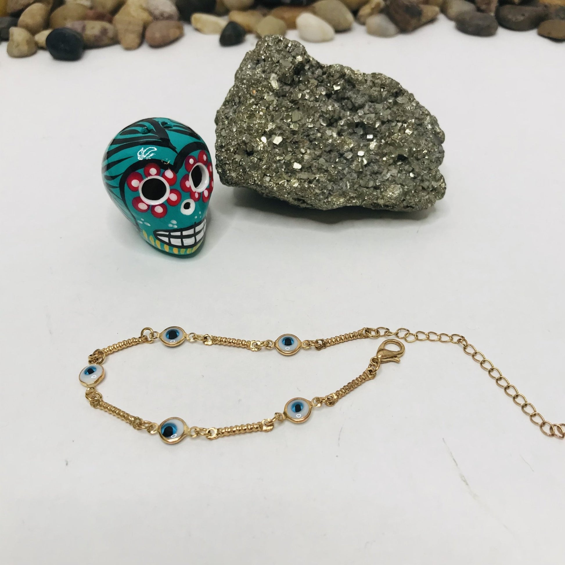 Evil Eye Bracelet Block Negative Energy Good luck Bracelet Evil Eye Protection - Boho Cowgirlz Boutique