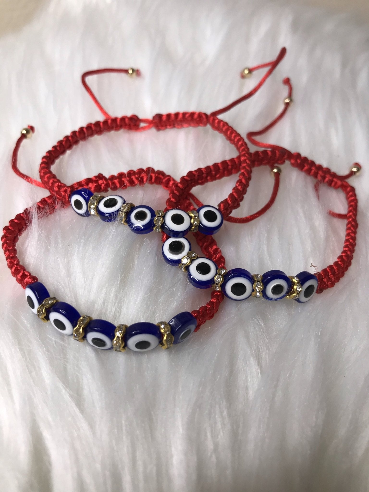 Evil Eye Bracelet Men or Woman Block Negative Energy Red String Macrame Adjustable Good luck Bracelet Evil Eye Protection - Boho Cowgirlz Boutique