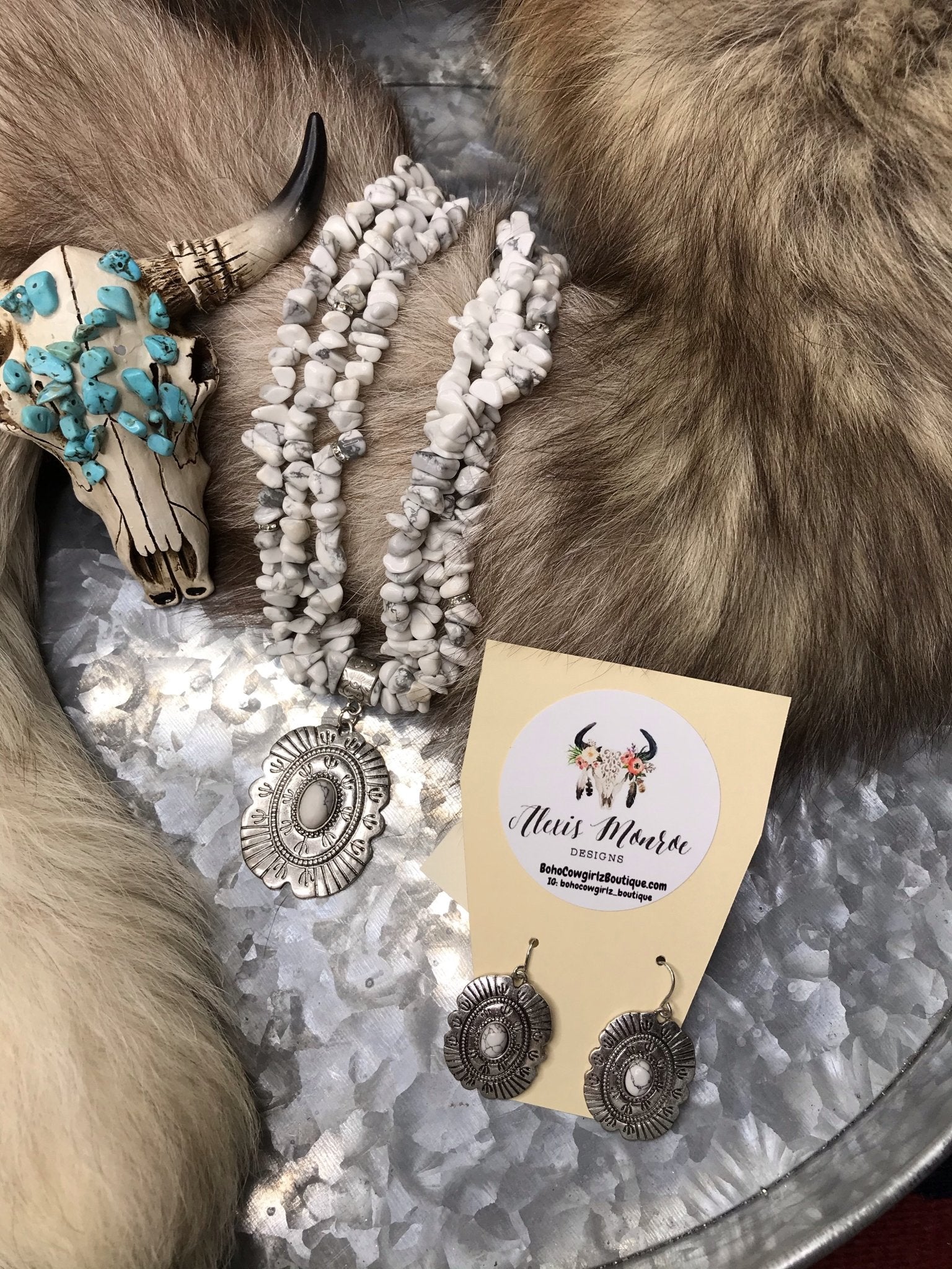 Gypsy Vaquera Spirt Earrings - Boho Cowgirlz Boutique