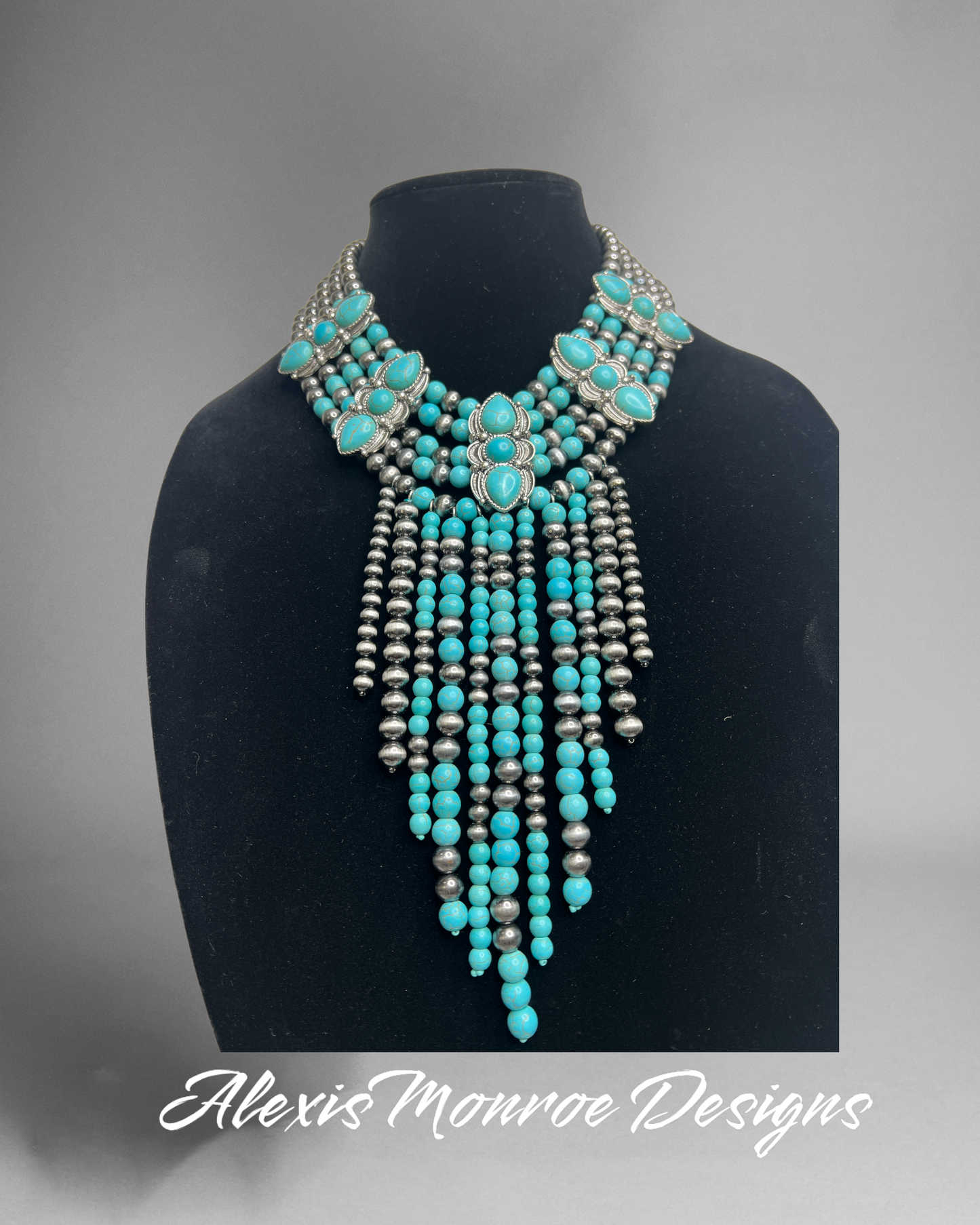 Turquoise Beaded Chocker