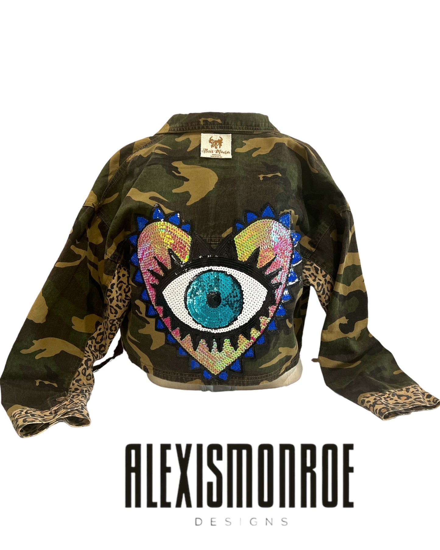 Ojitos Lindos Camo Jacket - ALEXISMONROE DESIGNS