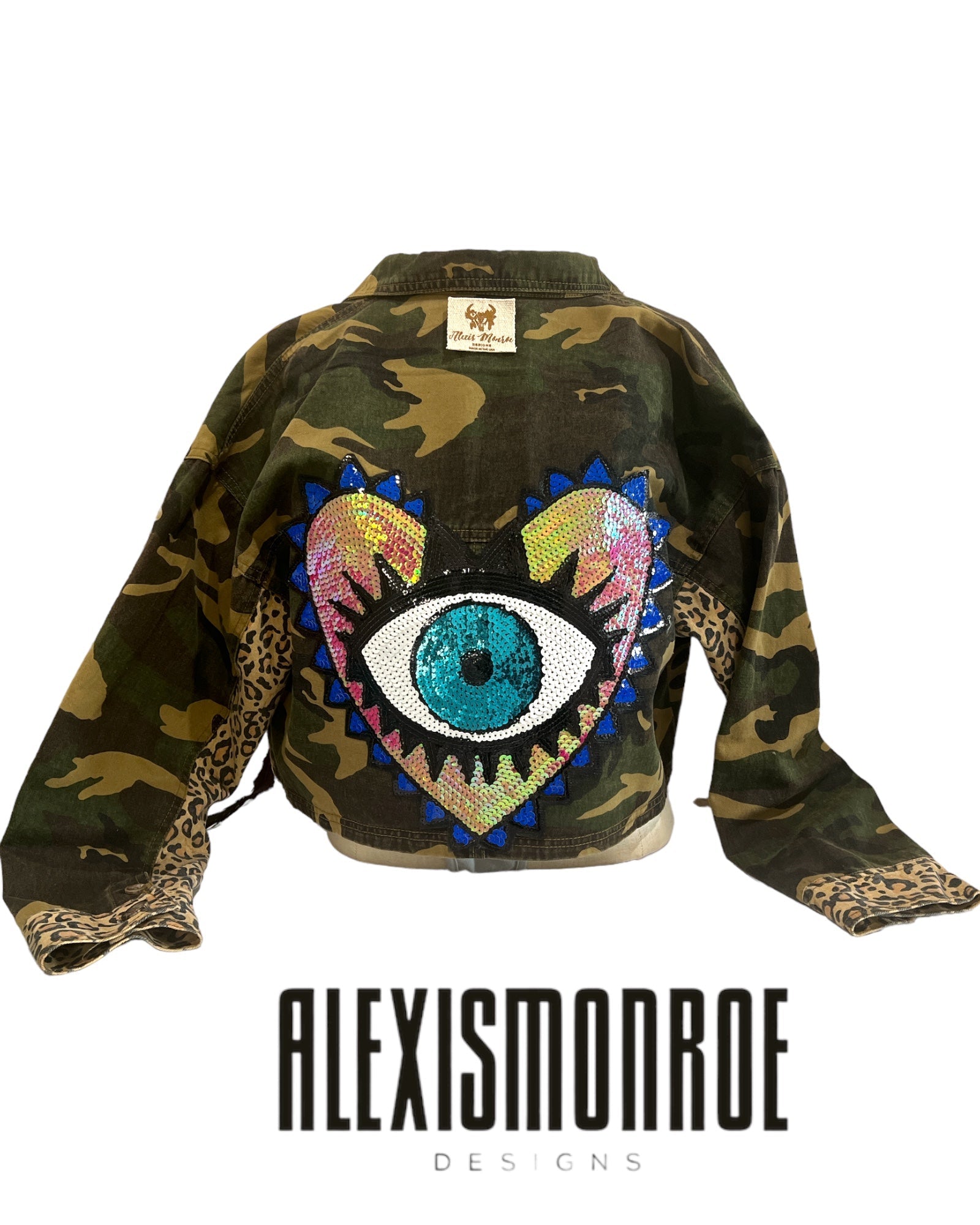Ojitos Lindos Camo Jacket - ALEXISMONROE DESIGNS