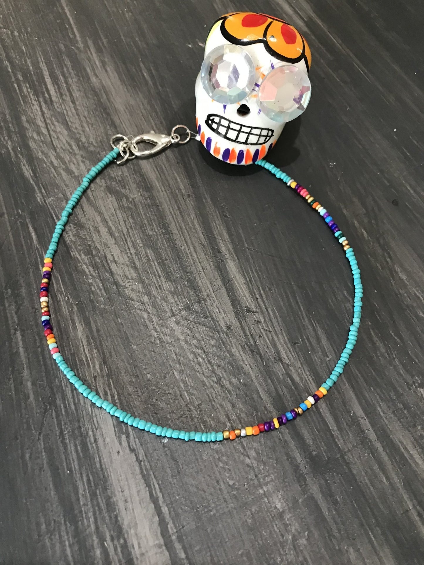 Serape Beaded Choker Necklace, Beaded Choker - Boho Cowgirlz Boutique
