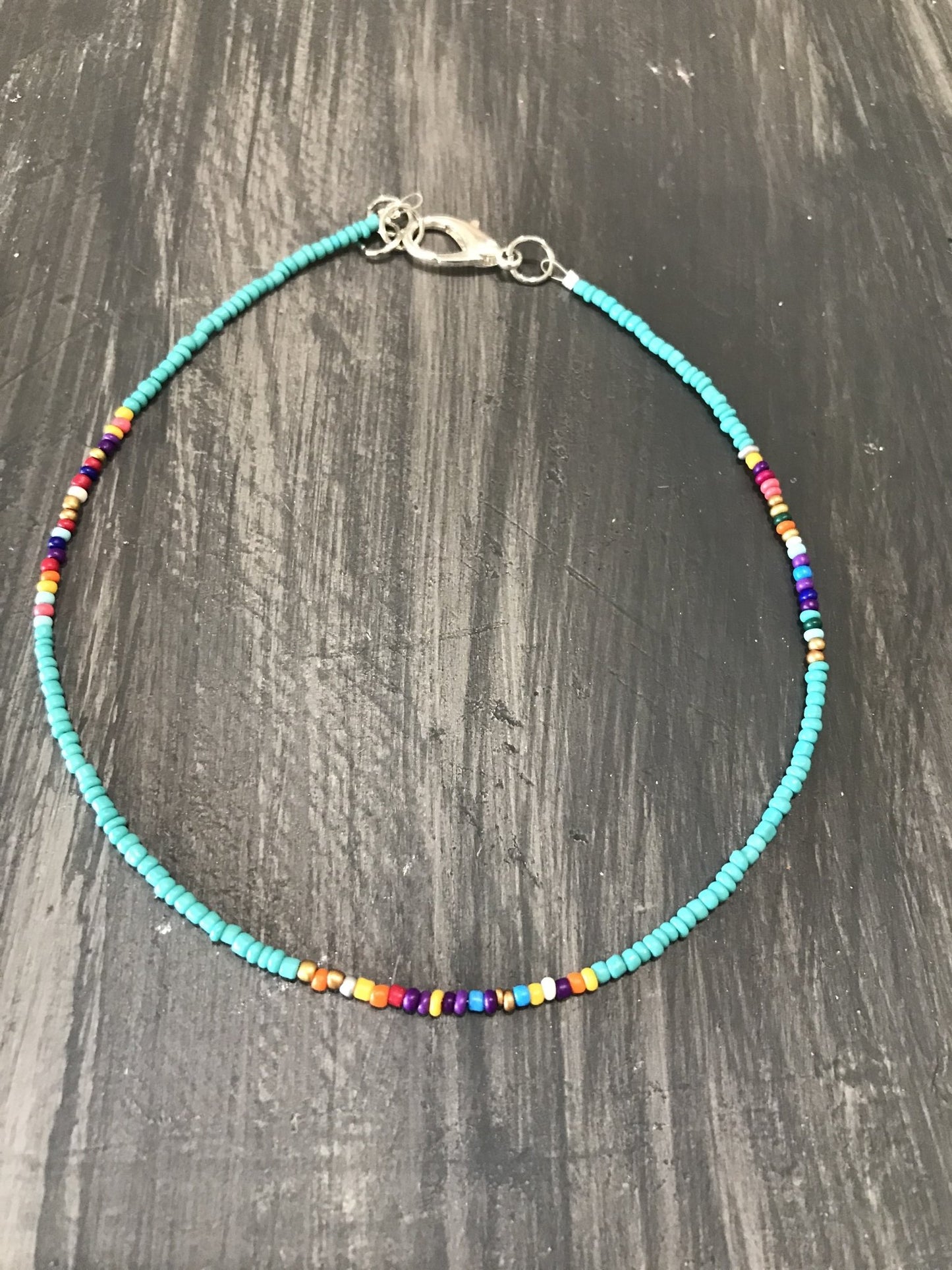 Serape Beaded Choker Necklace, Beaded Choker - Boho Cowgirlz Boutique