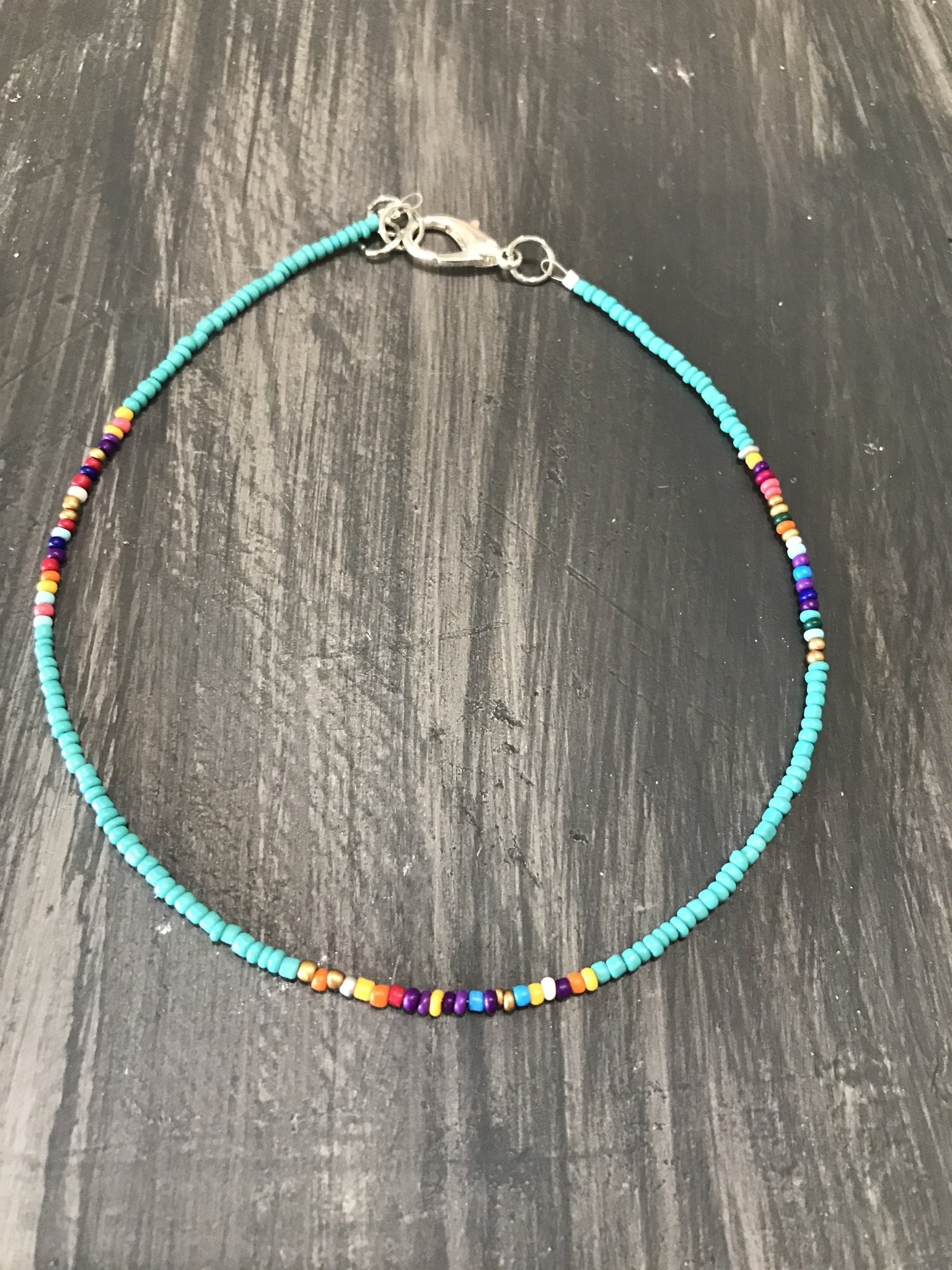 Serape Beaded Choker Necklace, Beaded Choker - Boho Cowgirlz Boutique