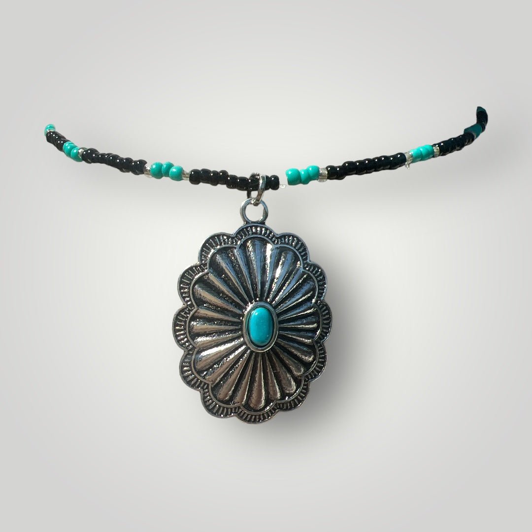 Serape Concho Choker - ALEXISMONROE DESIGNS