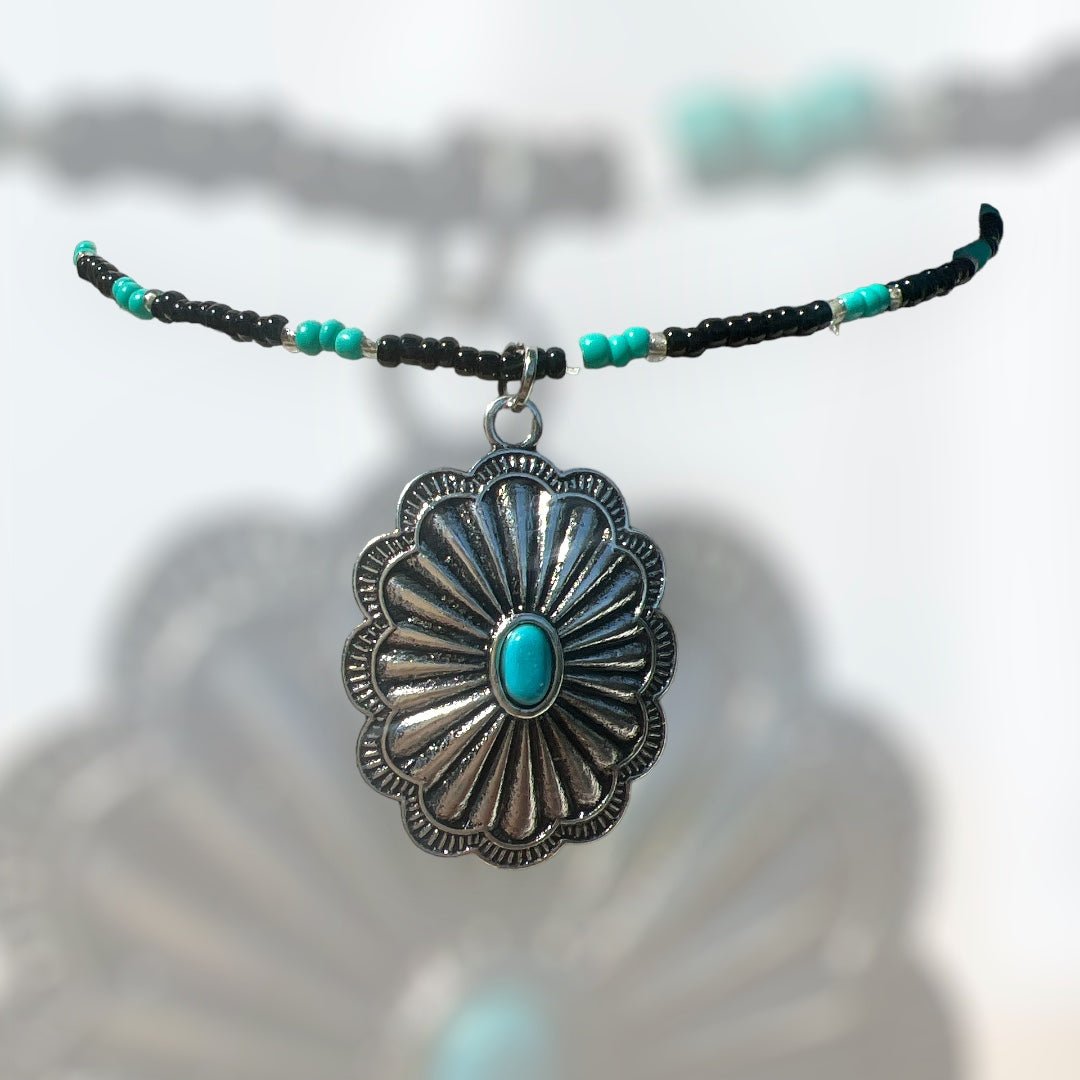 Serape Concho Choker - ALEXISMONROE DESIGNS