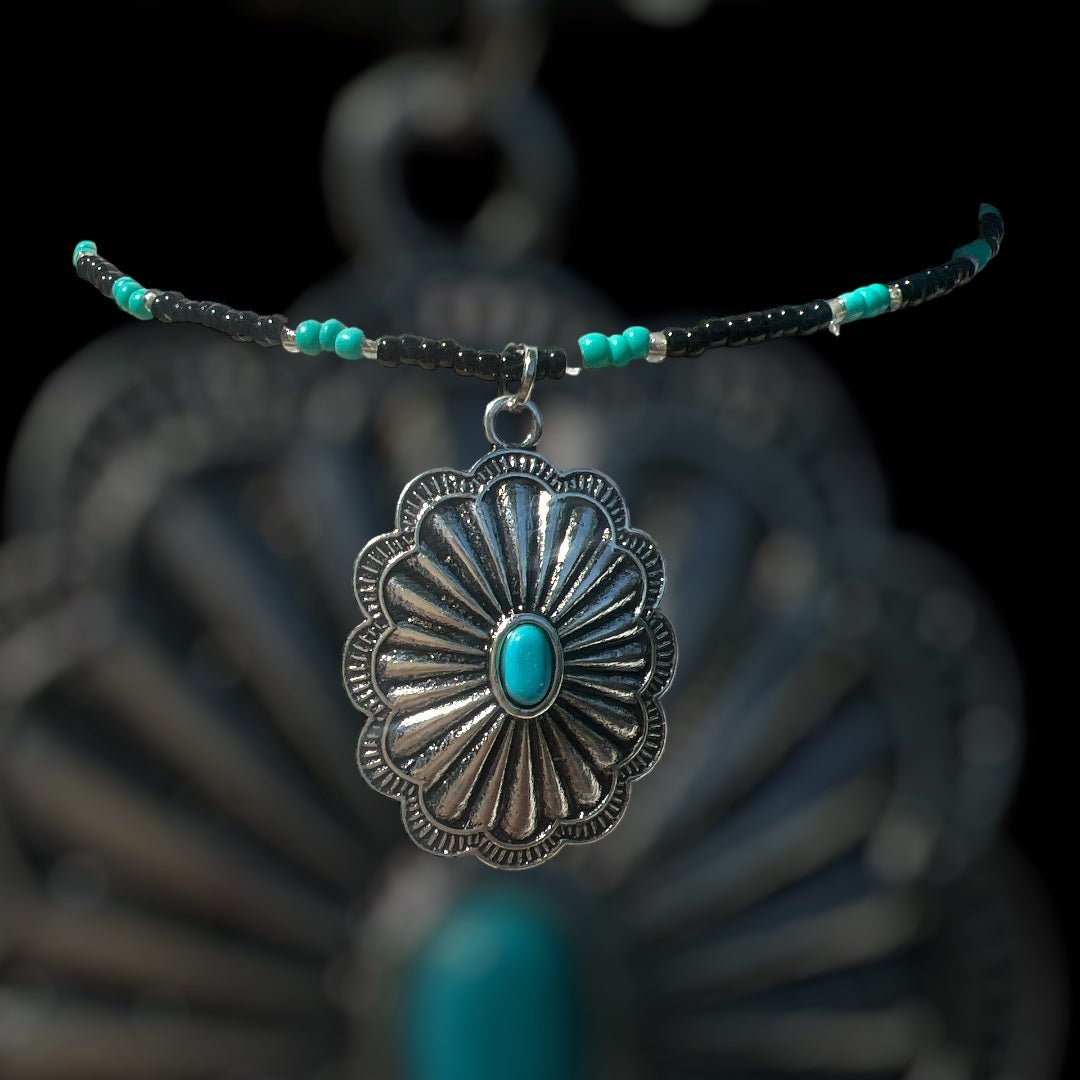 Serape Concho Choker - ALEXISMONROE DESIGNS