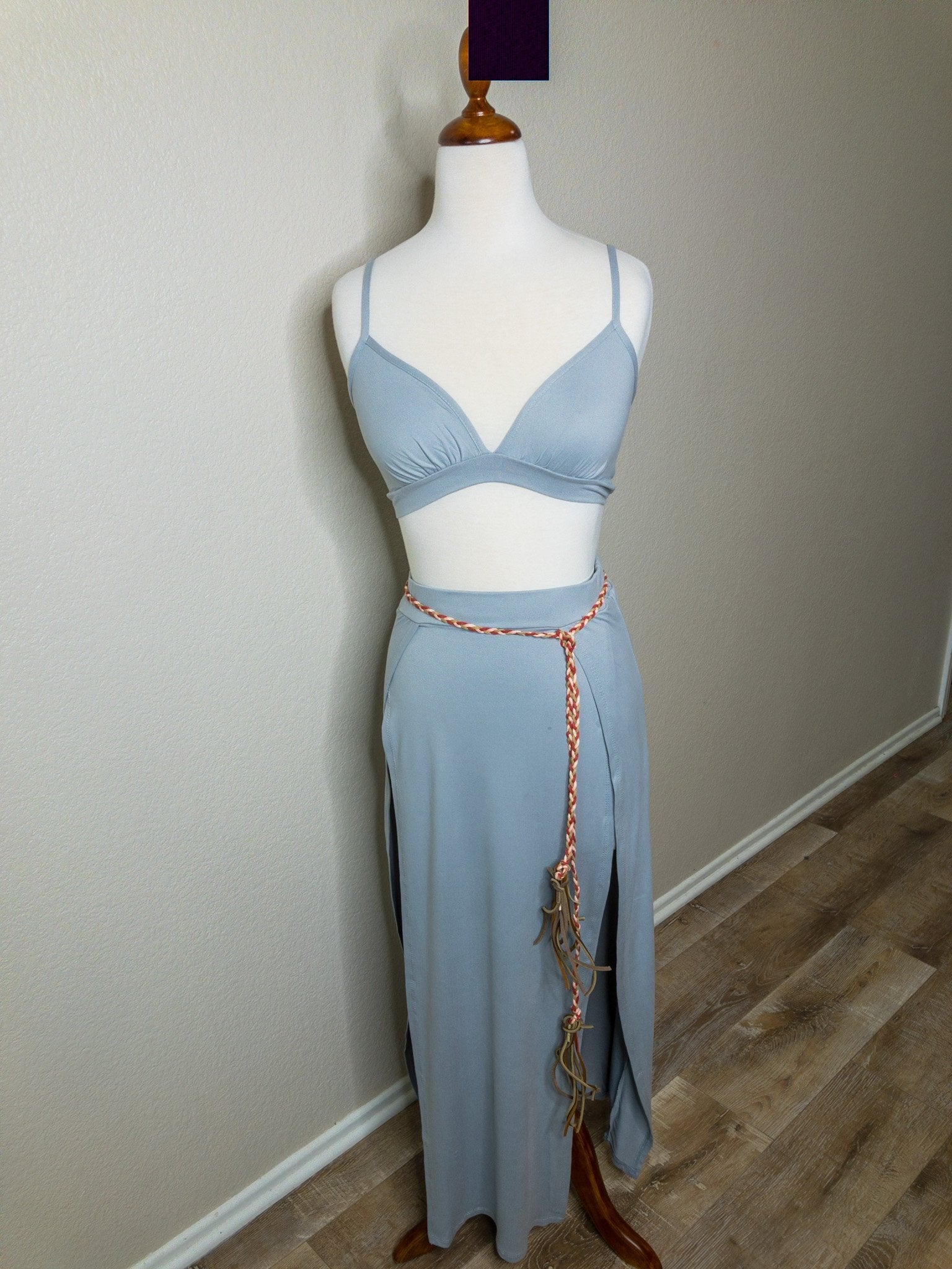 Slate Grey Maxi Resort set - Boho Cowgirlz Boutique