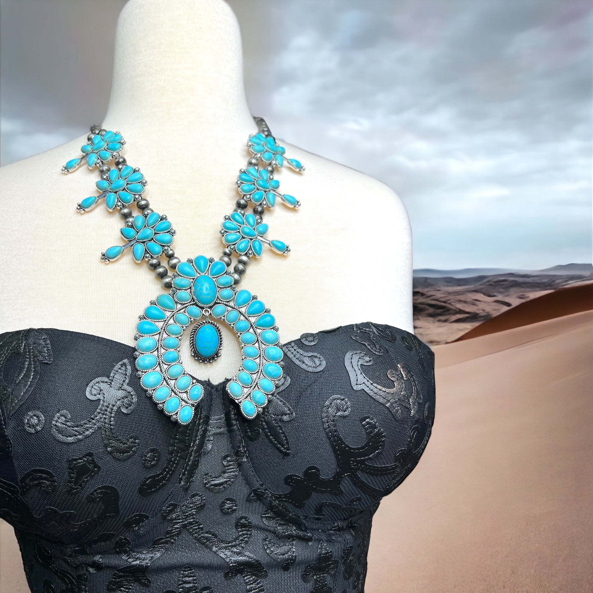 Sol y Luna Blossom Necklace - ALEXISMONROE DESIGNS