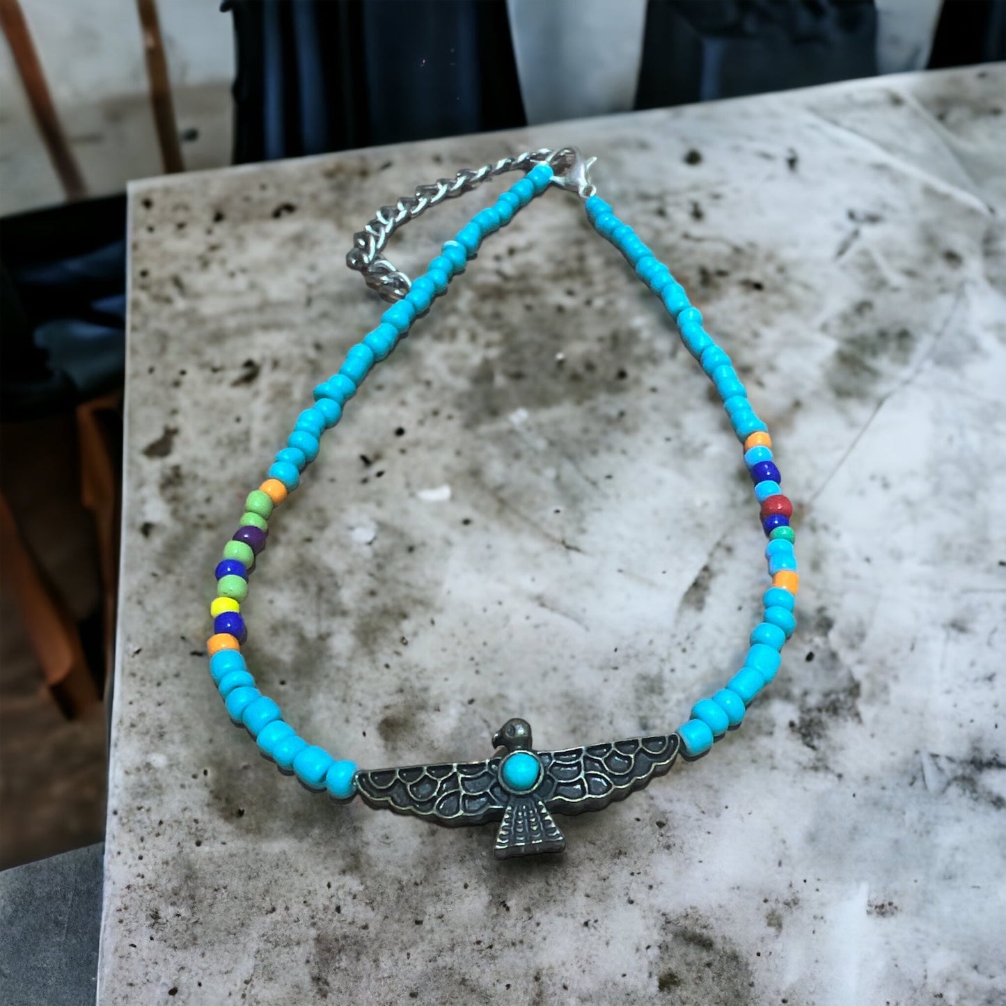Thunderbird Copper Serape Choker - ALEXISMONROE DESIGNS