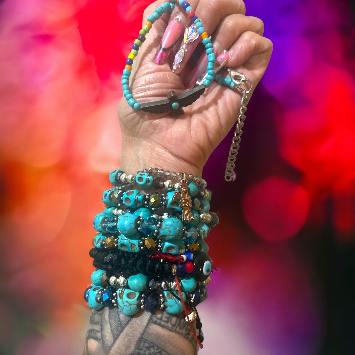 Thunderbird Copper Serape Choker - ALEXISMONROE DESIGNS