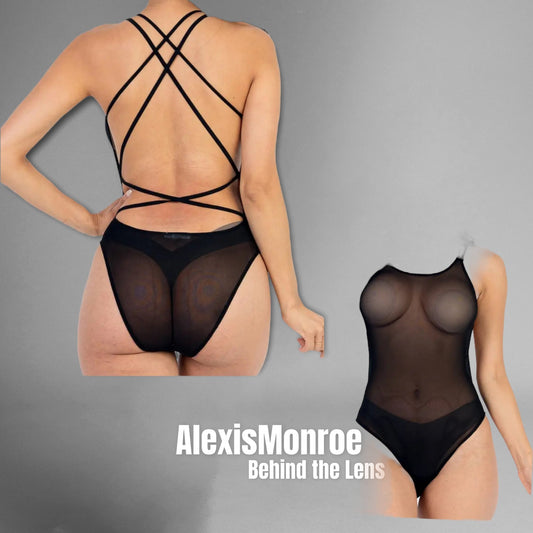 "Transparency " Backless Bodysuit - Boho Cowgirlz Boutique